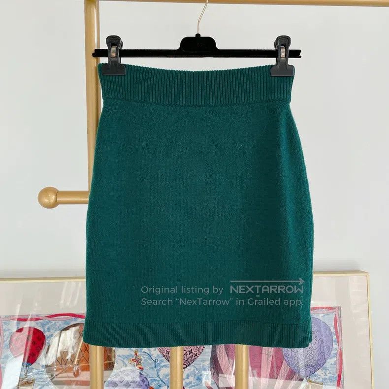 Hermes Hermes Cashmere star knit skirt Size 24" / US 00 / IT 34 - 2 Thumbnail