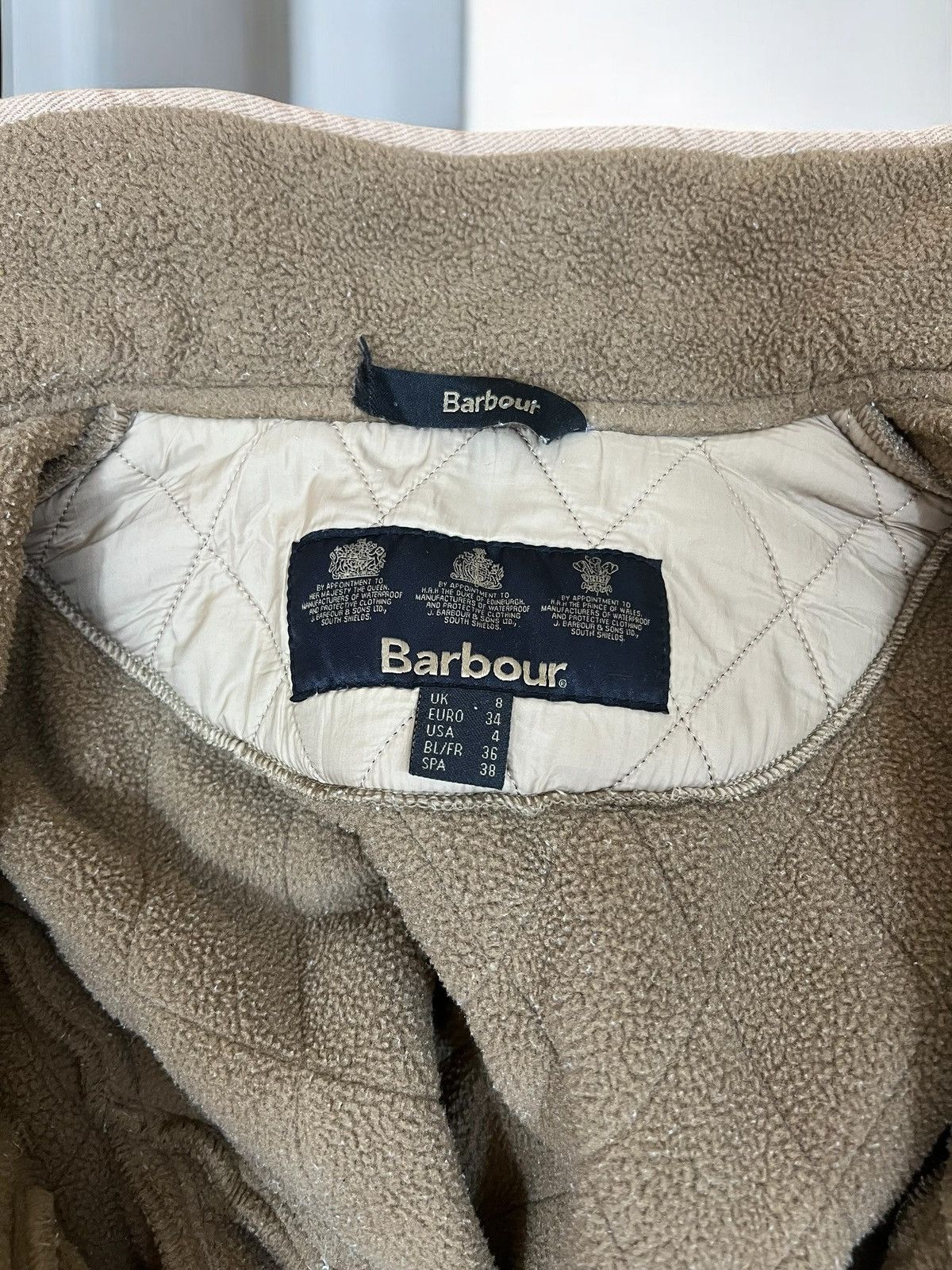 Barbour Barbour Beige Ladies Polarquilt Jacket size M Size M / US 6-8 / IT 42-44 - 6 Thumbnail