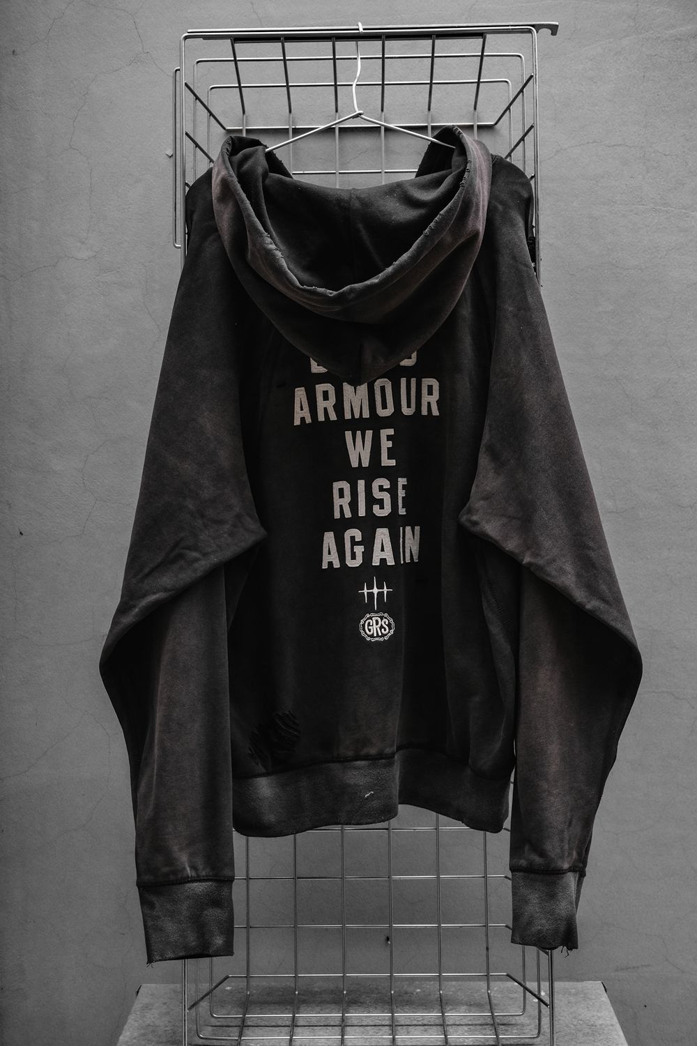 Other GRS X NAG SUN FADED LIGHTWEIGHT DESTROYED ZIP-UP HOODIE Size US XL / EU 56 / 4 - 7 Thumbnail