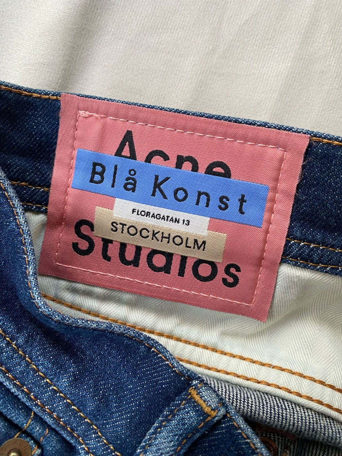 Acne Studios Acne Studios Blå Konst ‘North’ Slim Fit Women’s Jeans Size 30" / US 8 / IT 44 - 6 Thumbnail