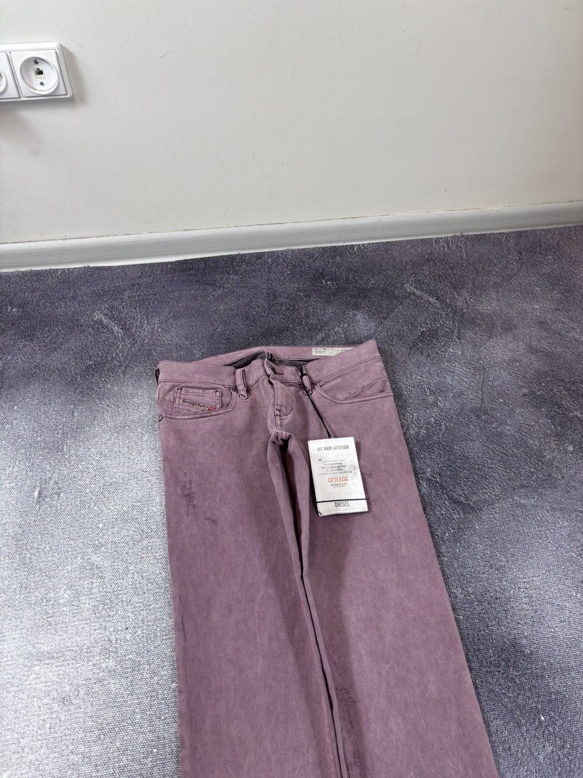 Diesel Diesel Getlegg NWT Women’s Slim Skinny Low Waist Denim Jeans Size 28" / US 6 / IT 42 - 4 Thumbnail