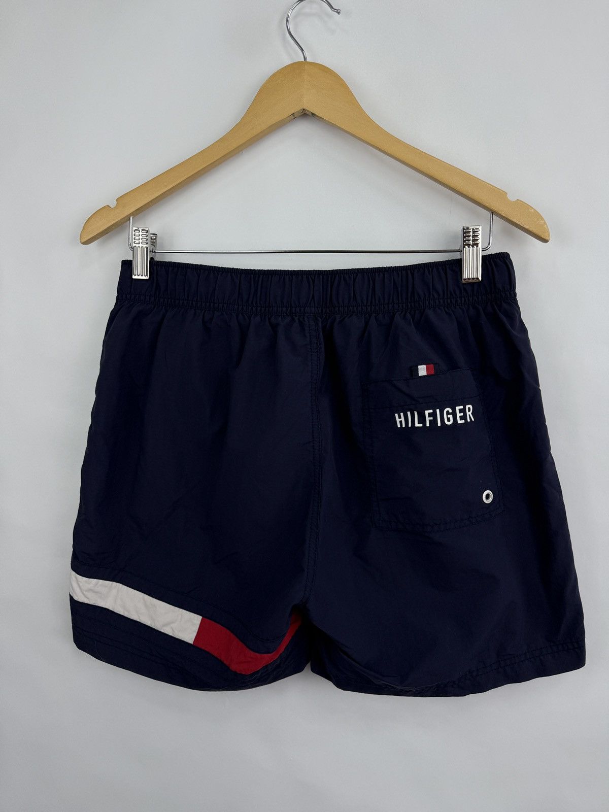 Tommy Hilfiger 🇺🇸 Y2K Tommy Hilfiger Nylon Beach Shorts Casual Streetwear Size US 32 / EU 48 - 7 Thumbnail