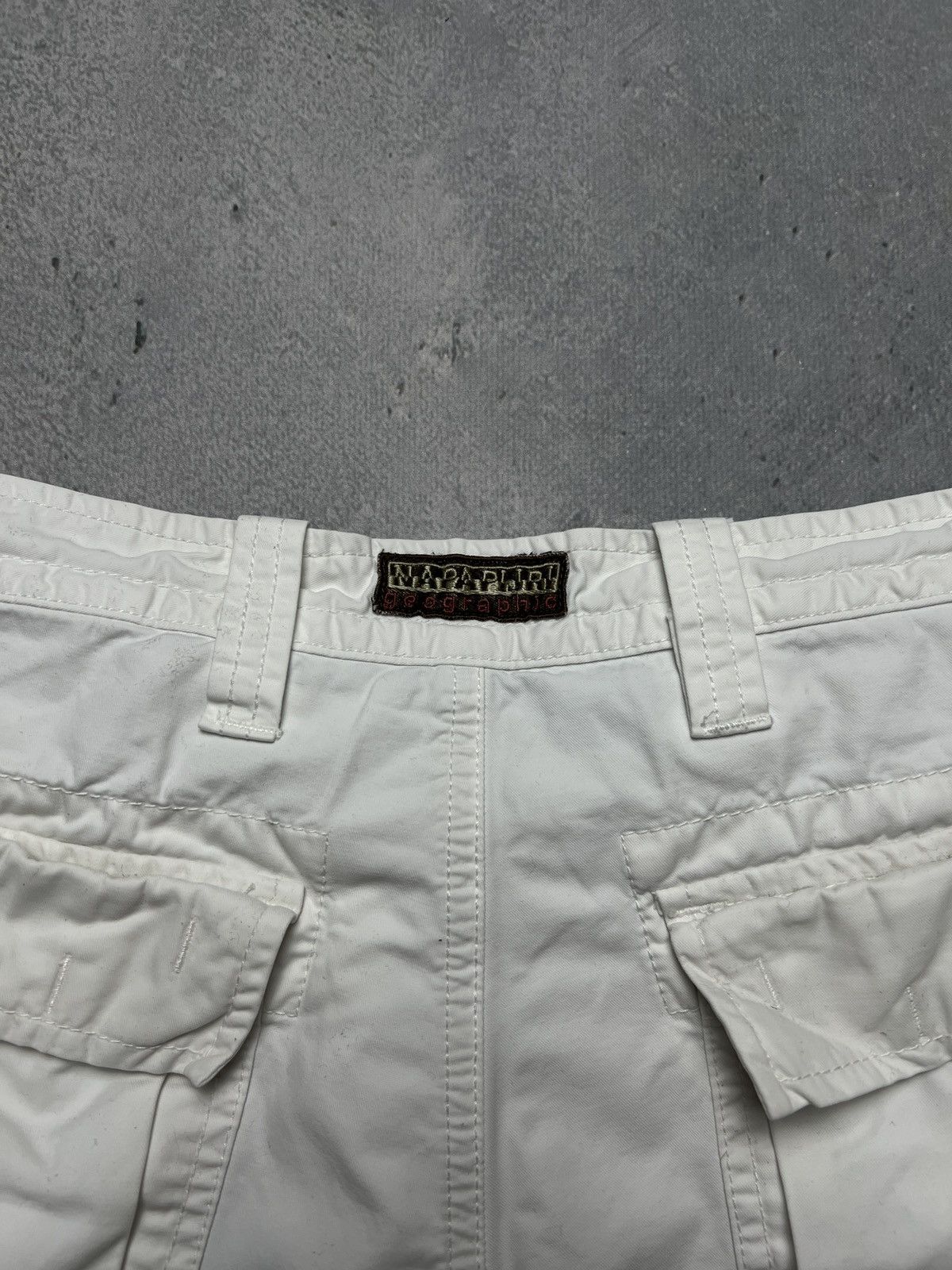 Napapijri Vintage Napapijri Cargo Shorts Distressed Y2K Rare 00s Size US 36 / EU 52 - 7 Thumbnail