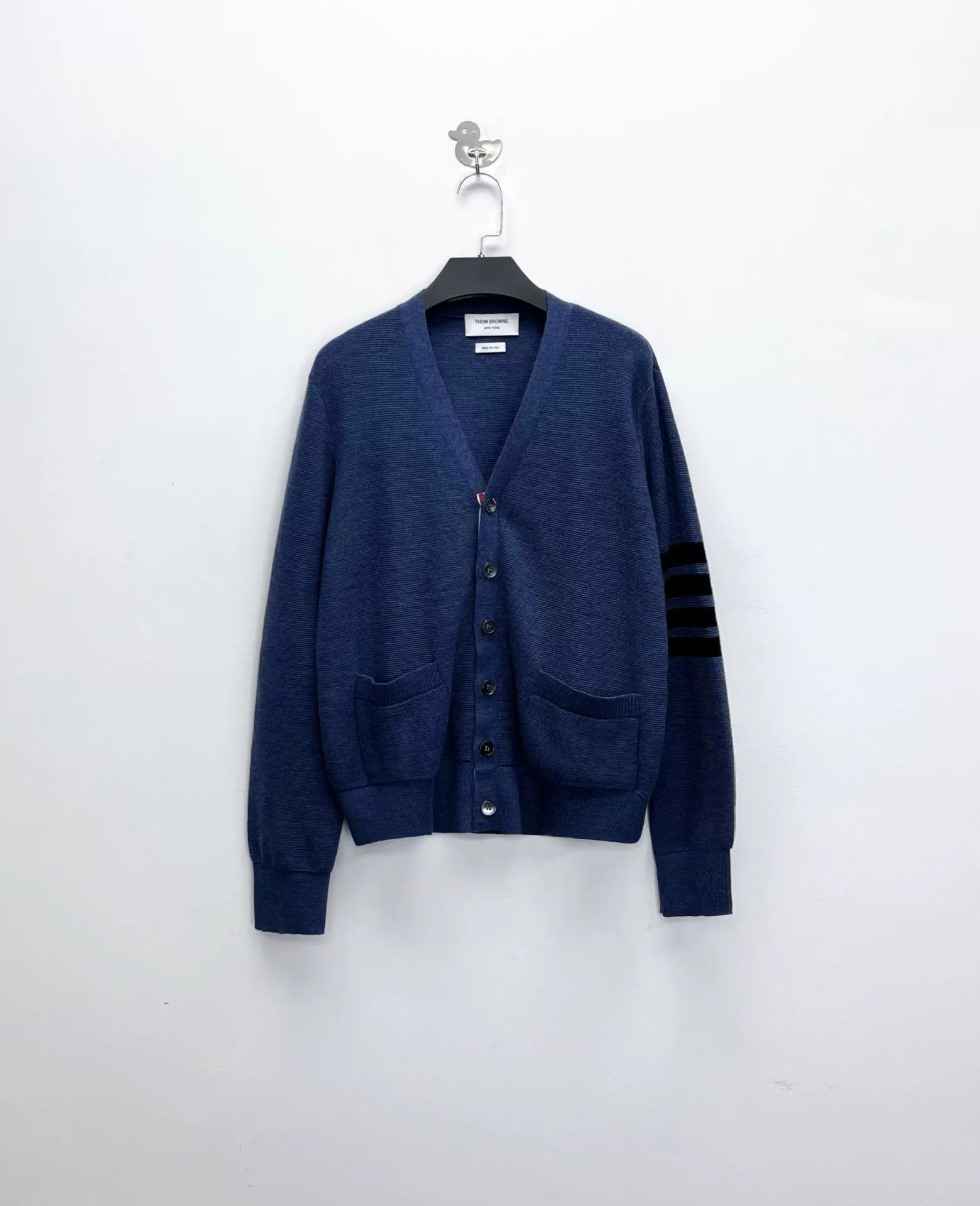Thom Browne thom browne blue black striped cardigan Size US M / EU 48-50 / 2 - 1 Thumbnail