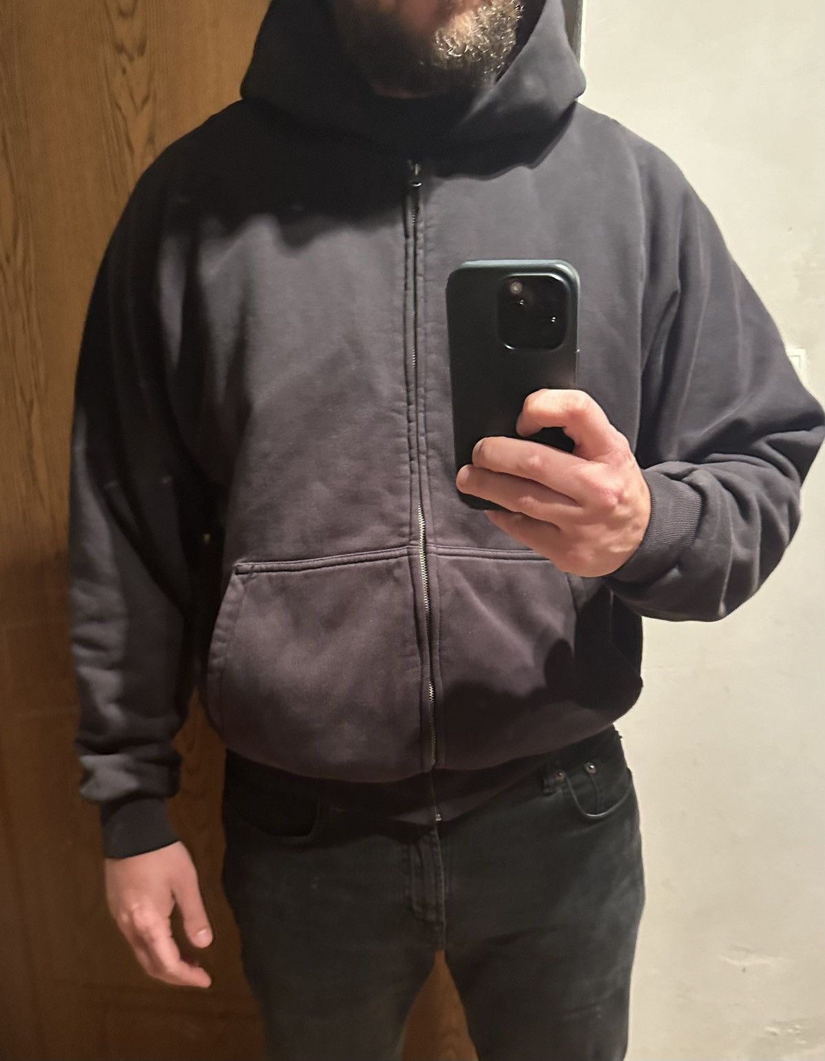 Balenciaga × Gap × Yeezy Season Yzy gap zip up hoodie black M 