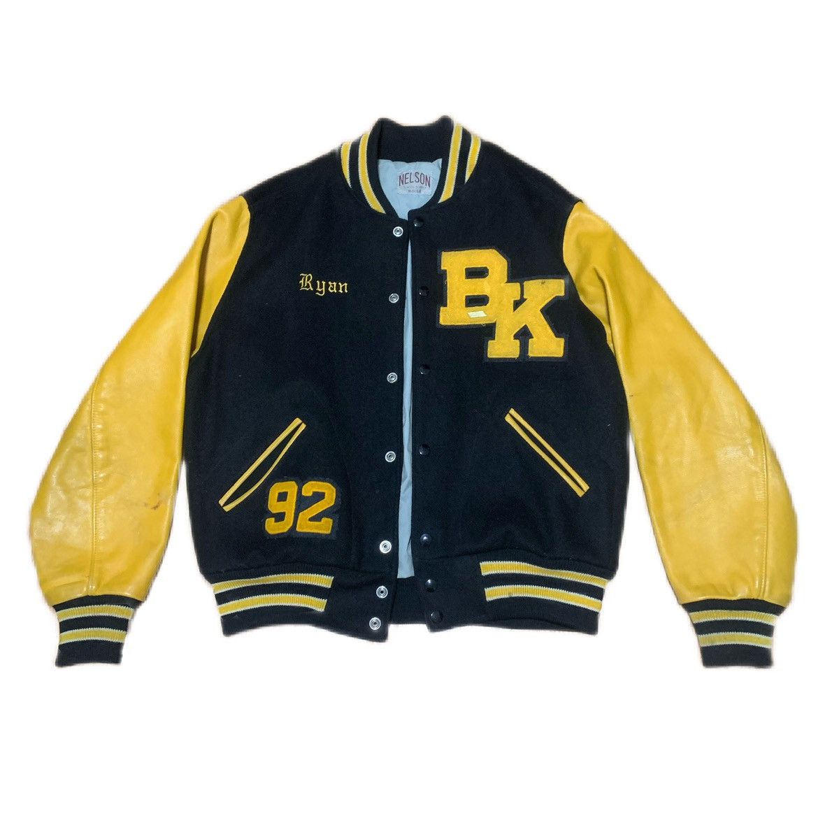 Vintage 1992 Bishop Kelly Idaho High School Letterman Jacket Size US L / EU 52-54 / 3 - 1 Thumbnail