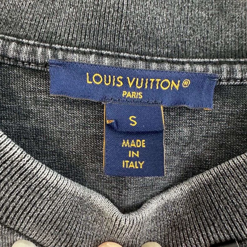Louis Vuitton Louis Vuitton Grey washed worn-out waist dress Size S / US 4 / IT 40 - 4 Thumbnail