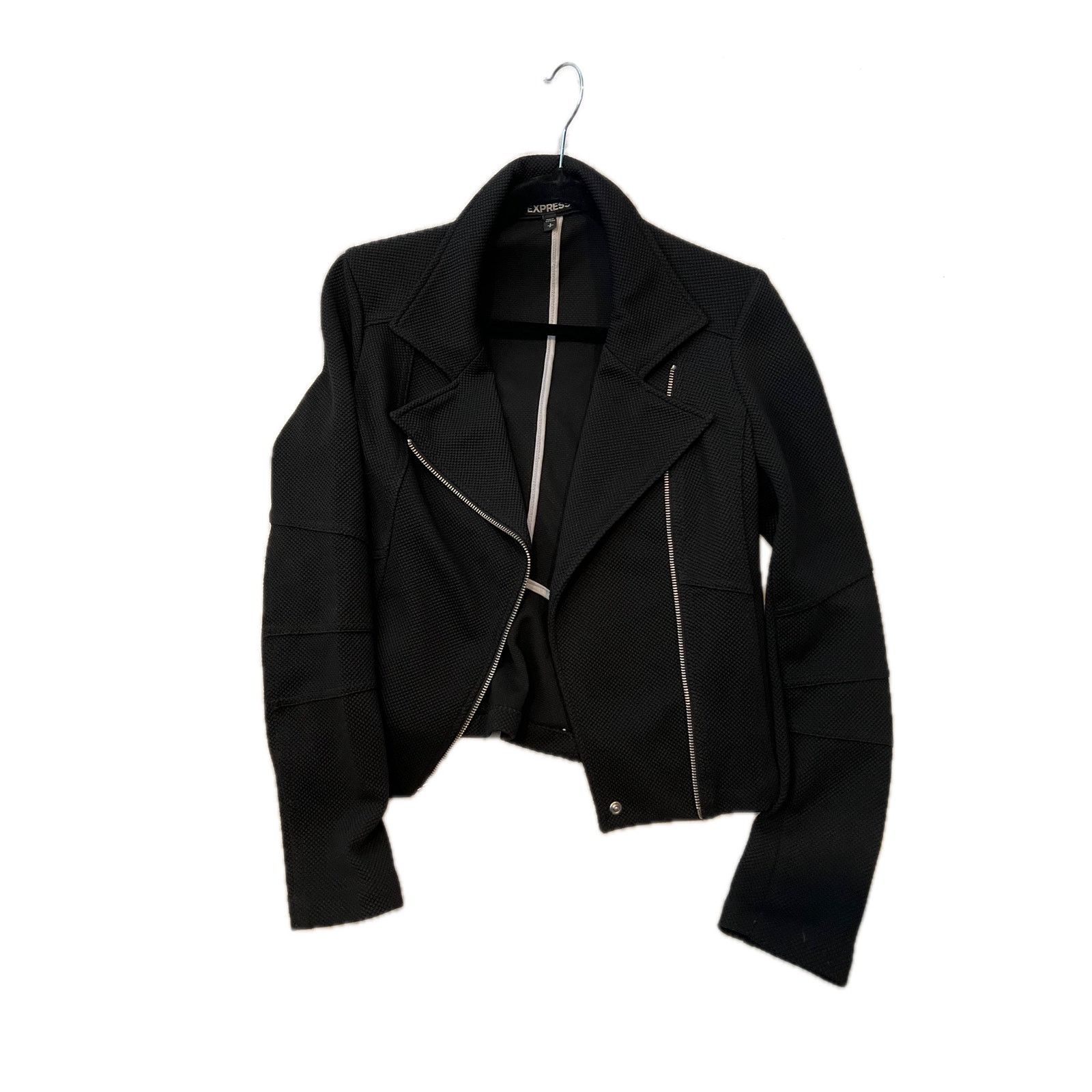 Express Express Cropped Moto Jacket Womans Small Size S / US 4 / IT 40 - 1 Thumbnail