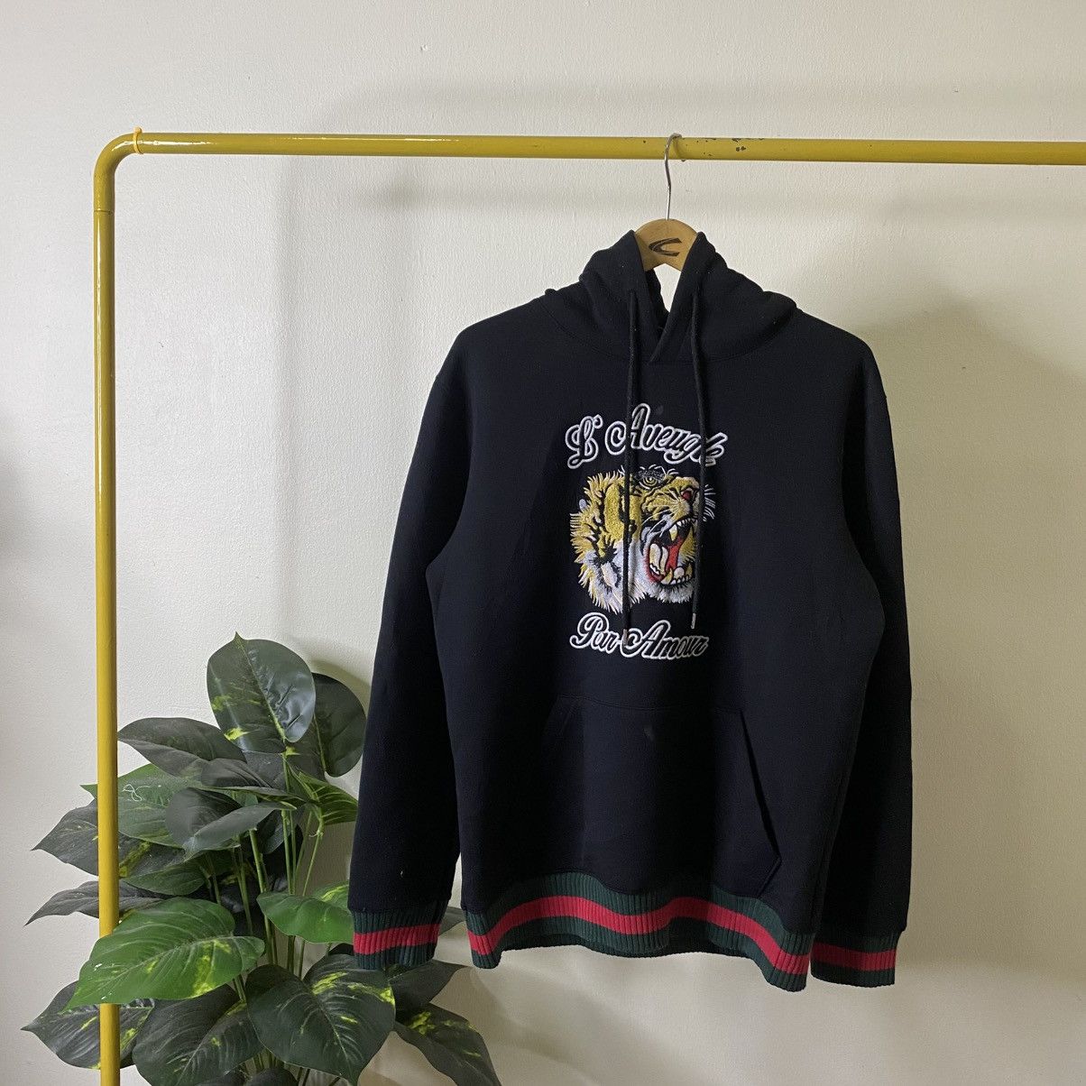 Japanese Brand Embroidery Tiger Ed Hardy Sukajan Style Pullover Hoodie Size US L / EU 52-54 / 3 - 1 Thumbnail