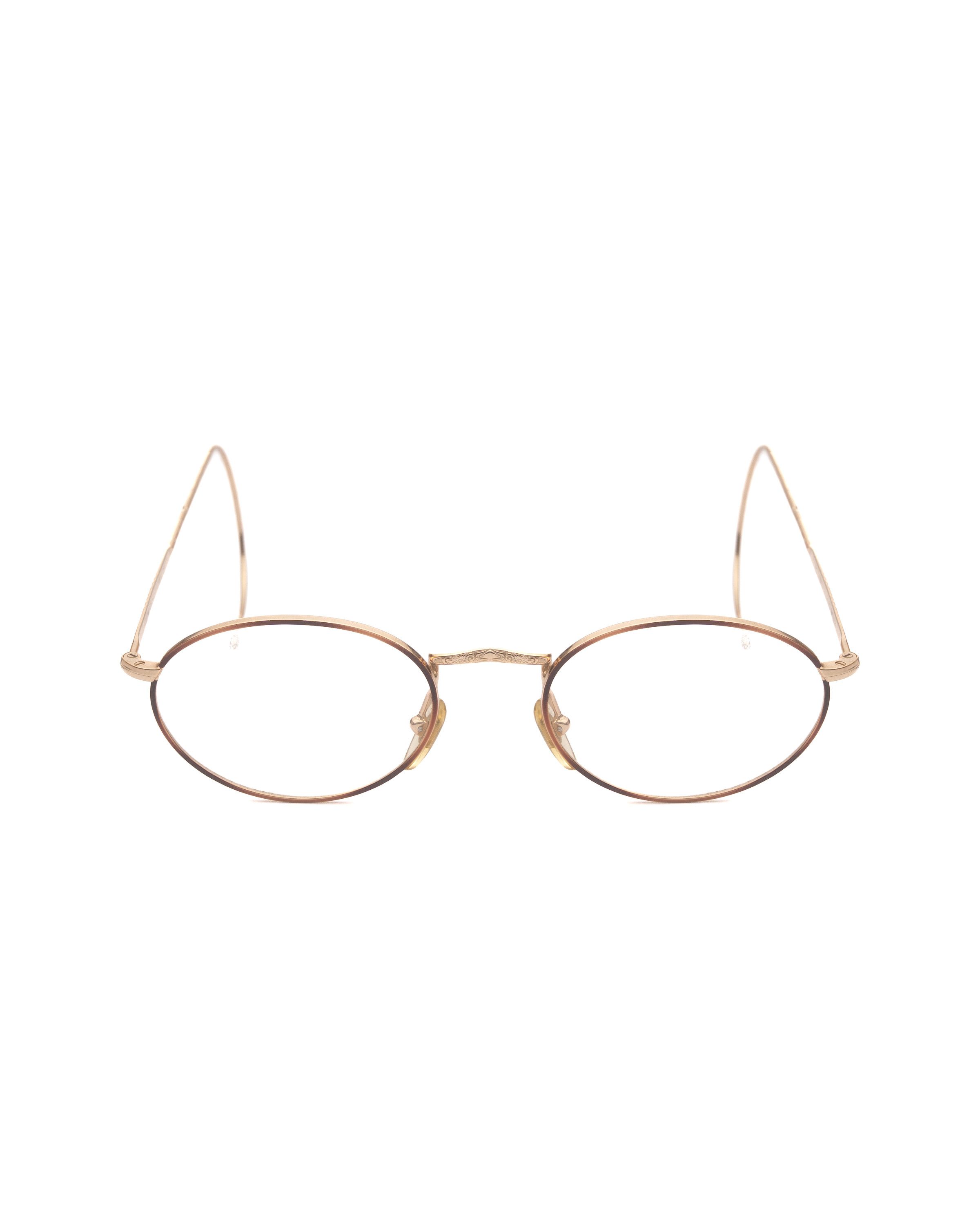 Vintage Country '90s Gold Oval Antique Glasses Size ONE SIZE - 1 Thumbnail