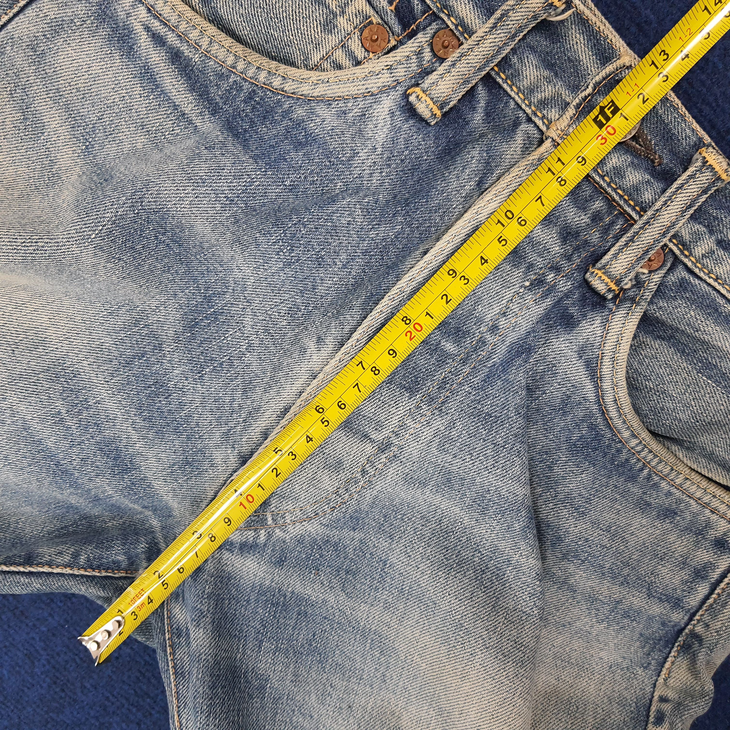 Evisu × Japanese Brand × Vintage Vintage Evisu Salvadge Japan Brand Custom Daicock Jeans Size US 27 - 12 Thumbnail