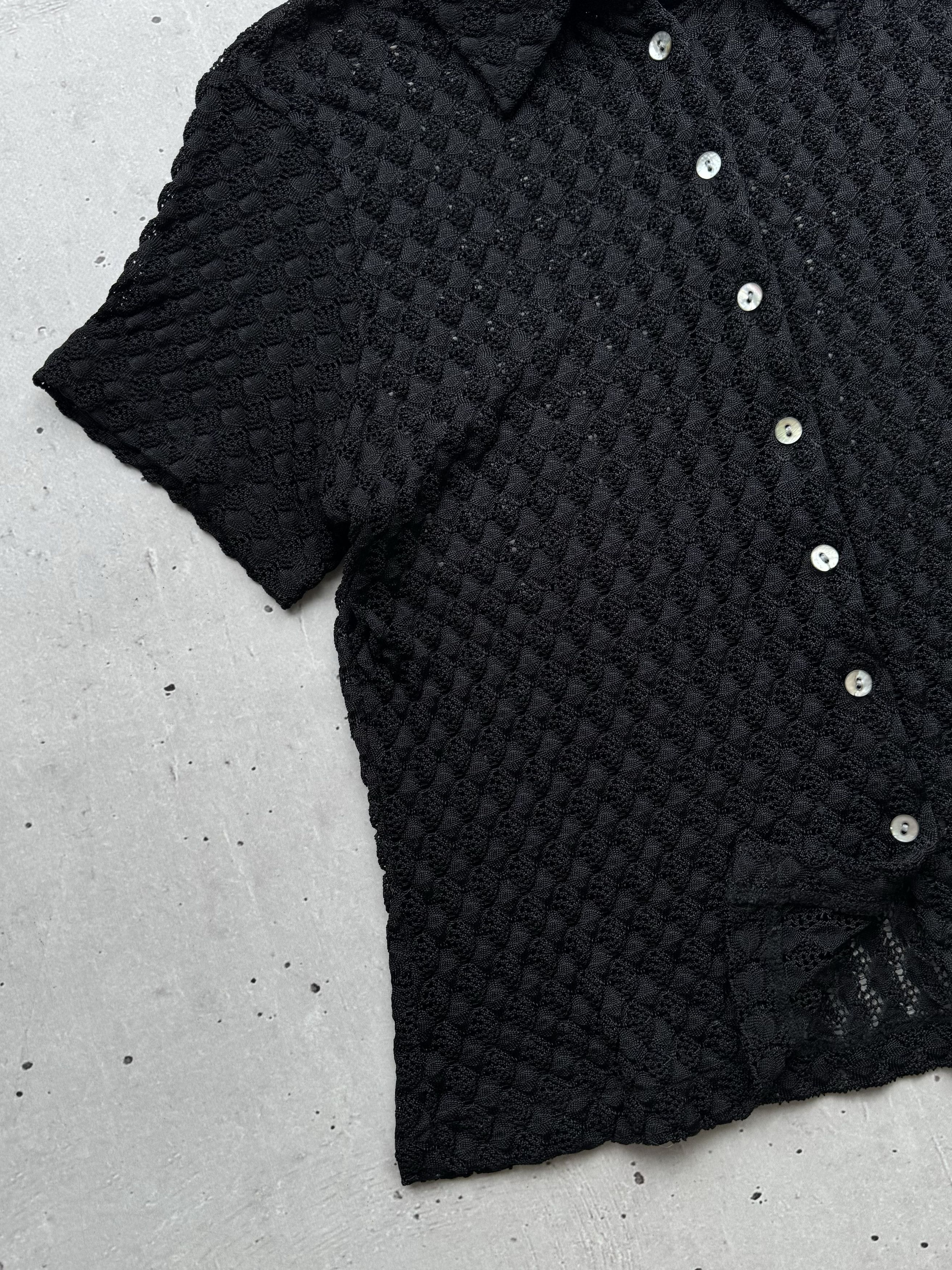 Other Vintage Mesh Gothic Shirt Size M / US 6-8 / IT 42-44 - 2 Thumbnail