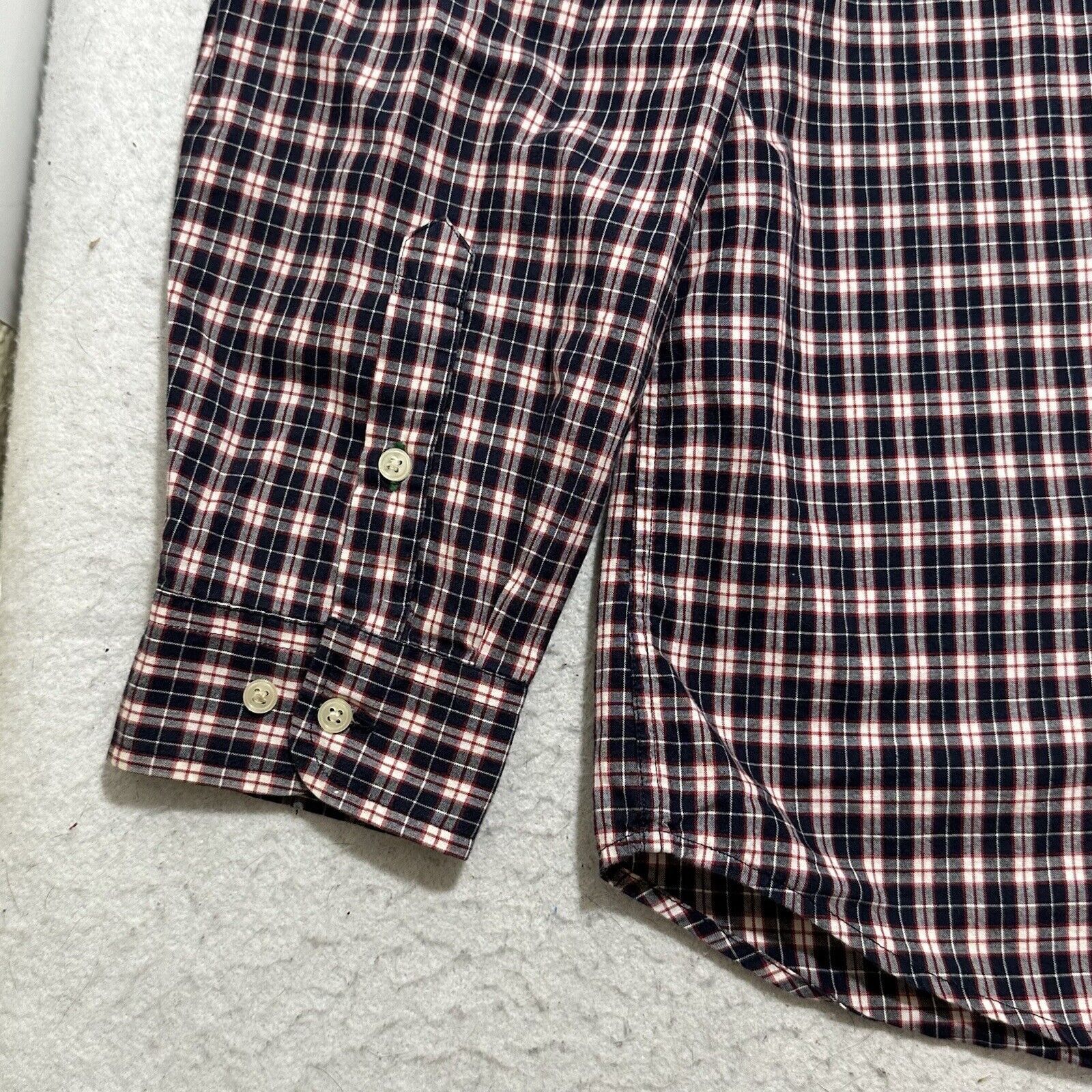 Tommy Hilfiger Tommy Hilfiger XL Button Long Sleeve Red Black Shirt Plaid Size US XL / EU 56 / 4 - 4 Thumbnail