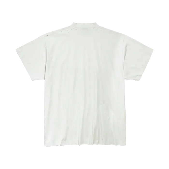 Balenciaga o1w1db11225 Agaicnelab T-Shirt Oversized Fit in White Size US XXL / EU 58 / 5 - 2 Thumbnail