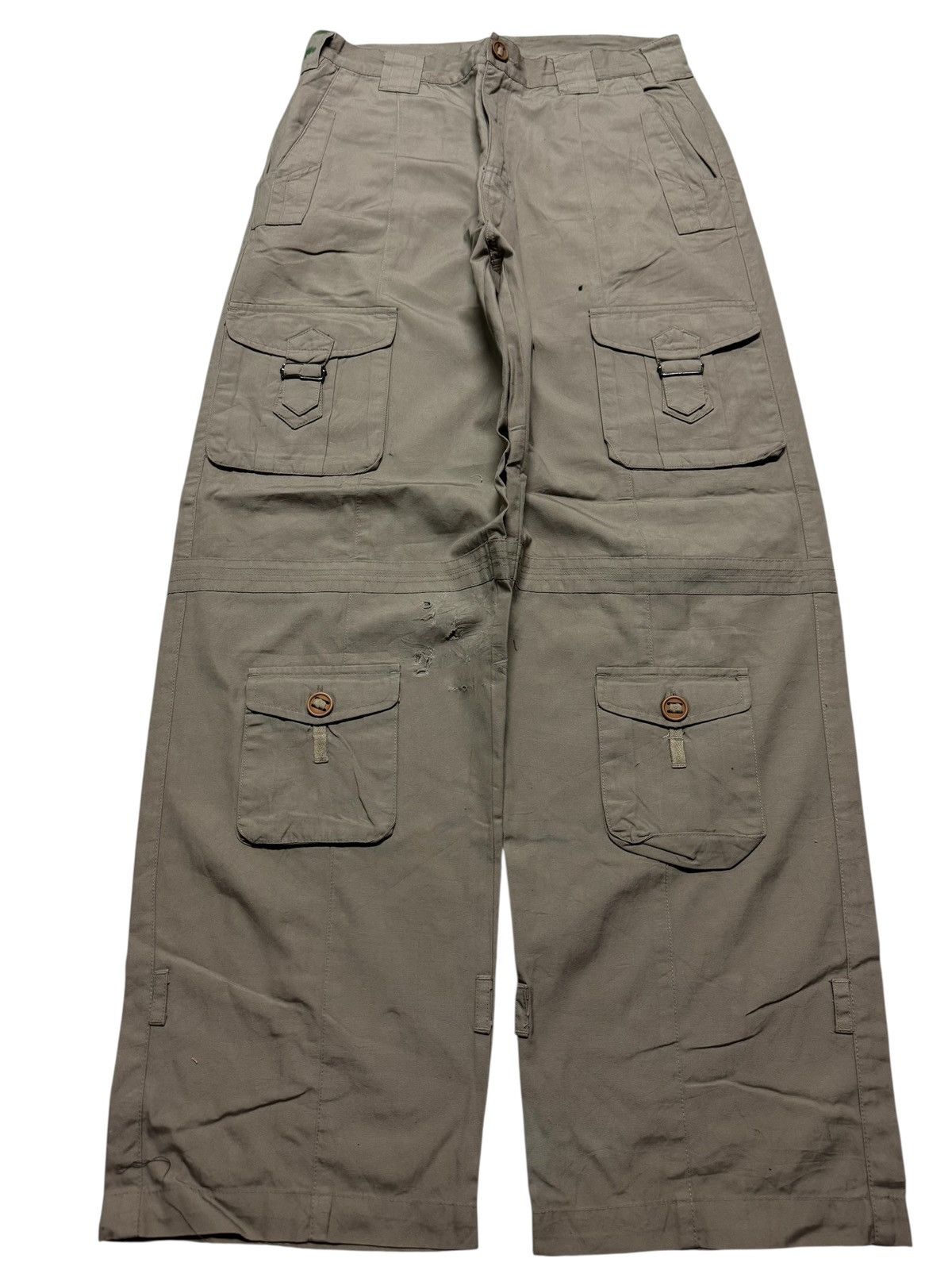 20471120 💥BAGGY💥90s JAPANESE INSANE POCKET BAGGY CARGO PANTS Size US 30 / EU 46 - 1 Thumbnail