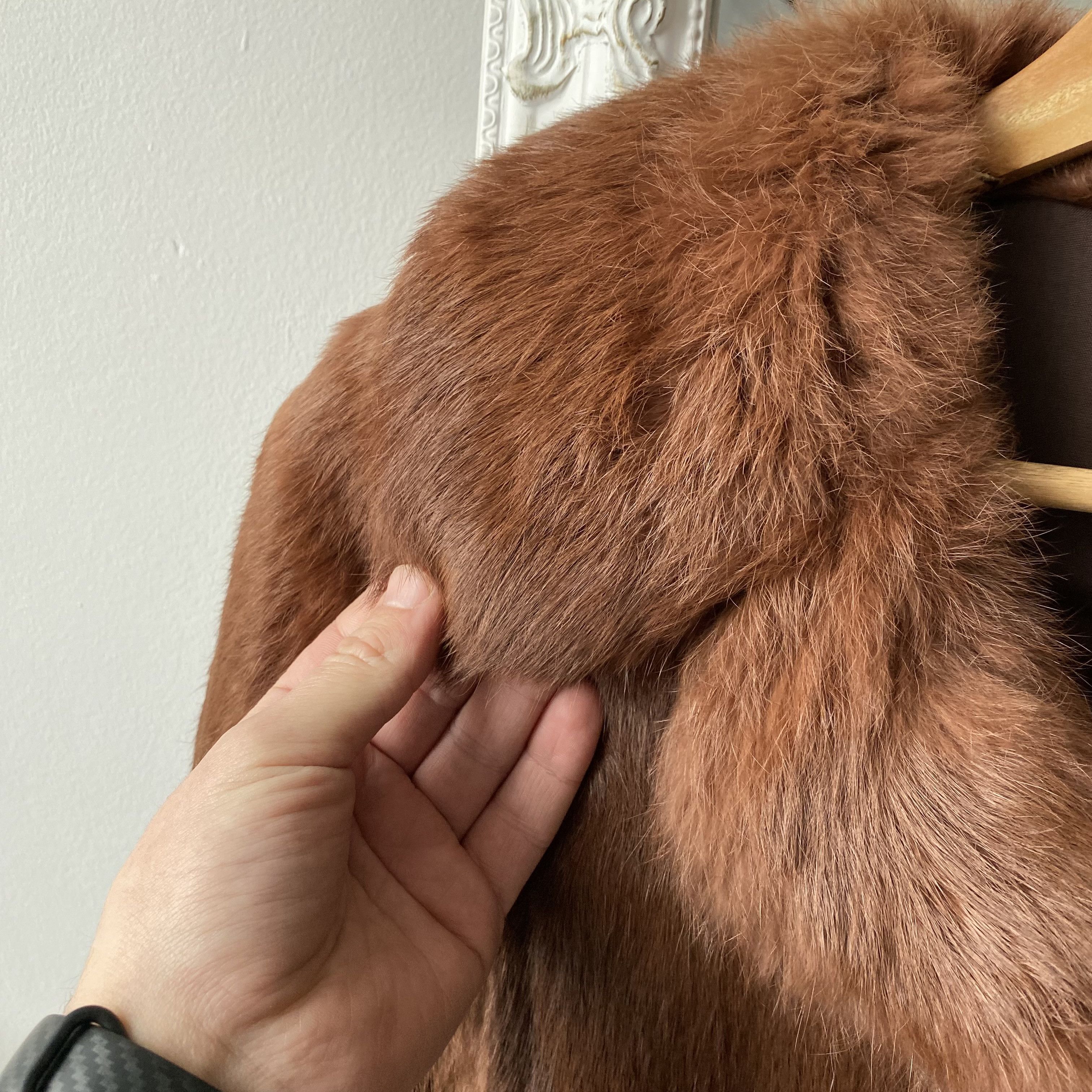 Vintage 80’s Vintage Oldmoney Real Fur Mink Coat Luxury Designer Size S / US 4 / IT 40 - 5 Thumbnail