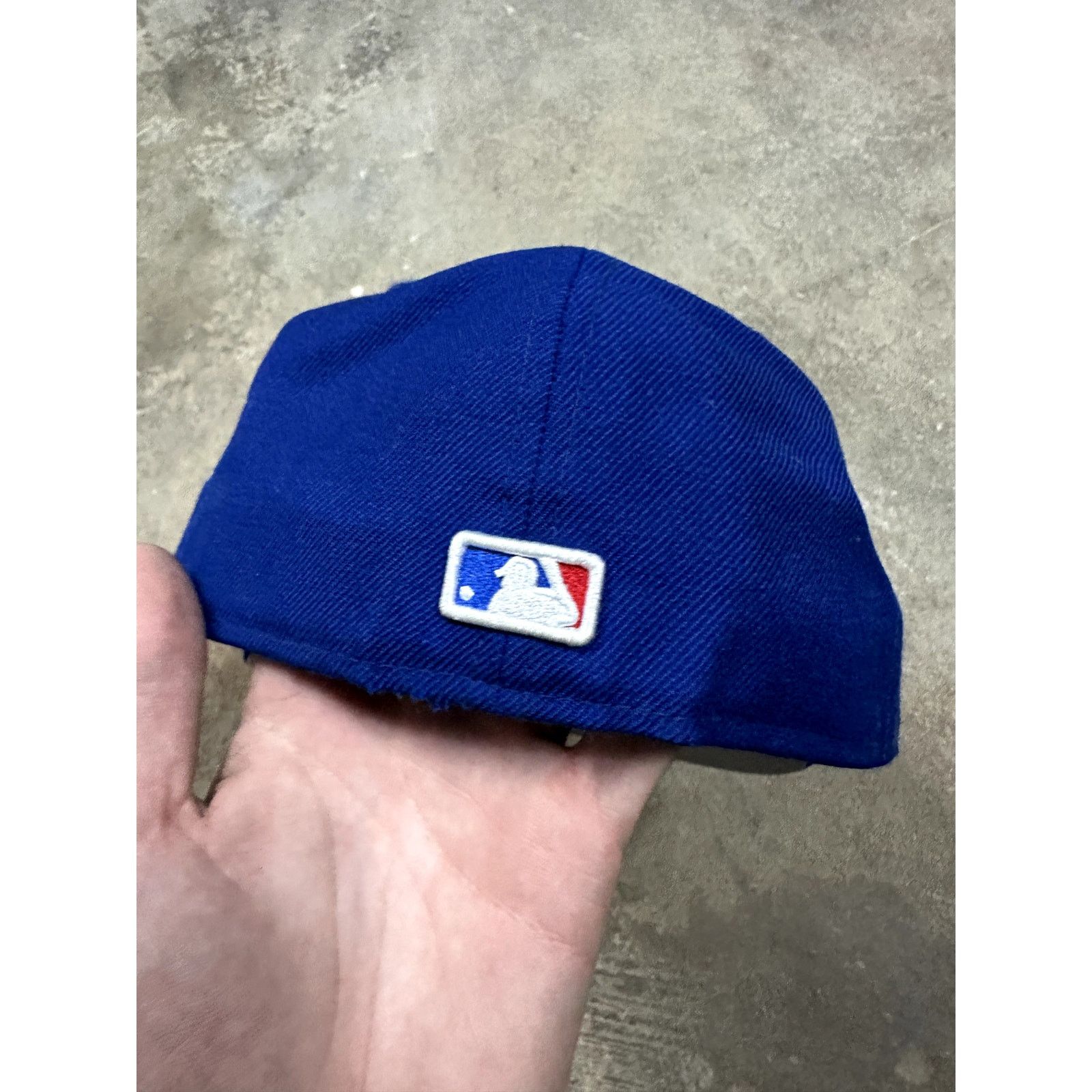 New Era Mets Cap Blue 7 1/4 Used Size ONE SIZE - 2 Thumbnail