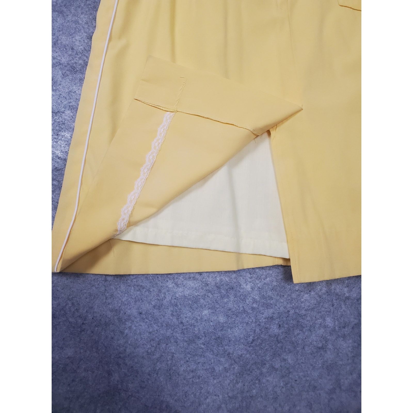 Other Womens VTG 70s Di Fini Originals Yellow 12 Midi Length Skirt Size 34" / US 12 / IT 48 - 8 Thumbnail