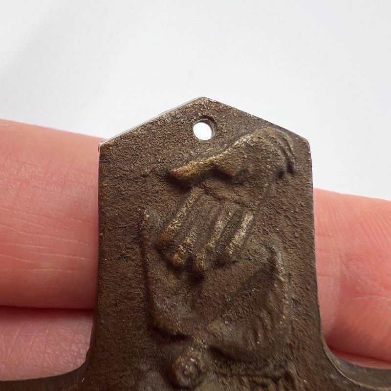 Vintage Vintage Bronze Crucifix Cross Germany Jesus Christ Catholic Size ONE SIZE - 6 Thumbnail