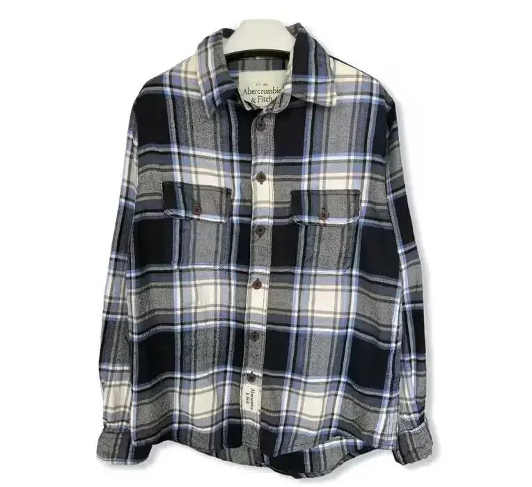 Abercrombie & Fitch × Flannel Abercrombie plaid tartan Flannel Shirt 👕 Size US M / EU 48-50 / 2 - 1 Thumbnail