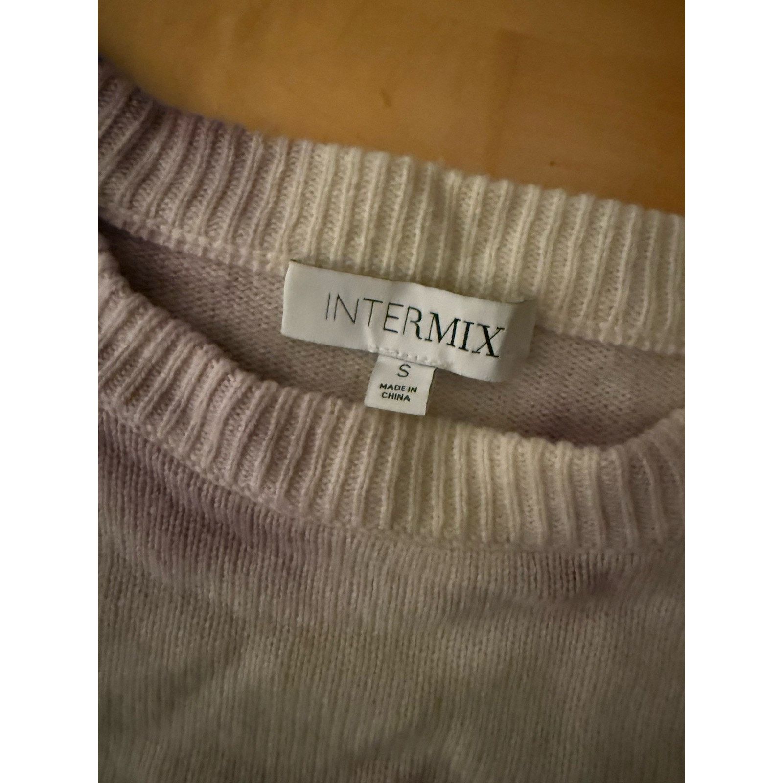 INTERMIX INTERMIX Sweater Wool Cashmere Blend Tie Dye Size Purple S Size S / US 4 / IT 40 - 2 Thumbnail