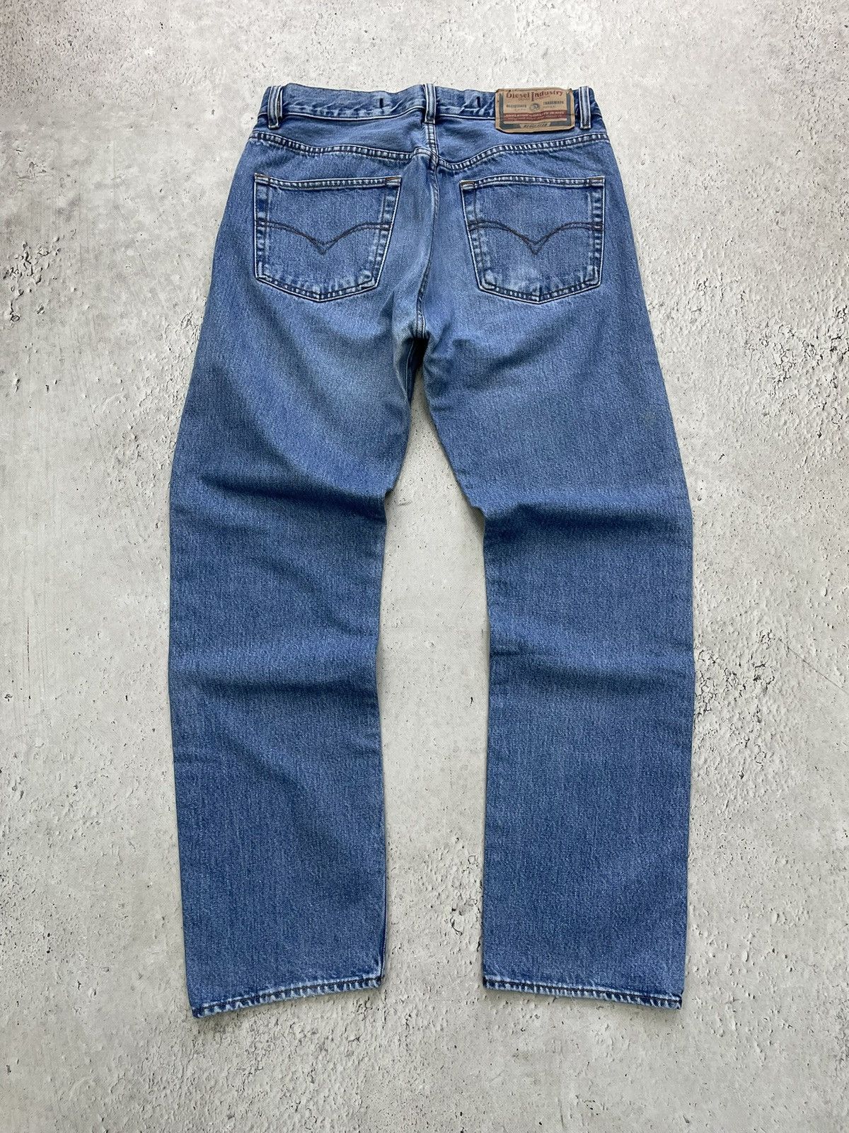 Diesel Diesel retro Blue Denim Jeans Classic Italy Y2K Size US 31 - 9 Thumbnail