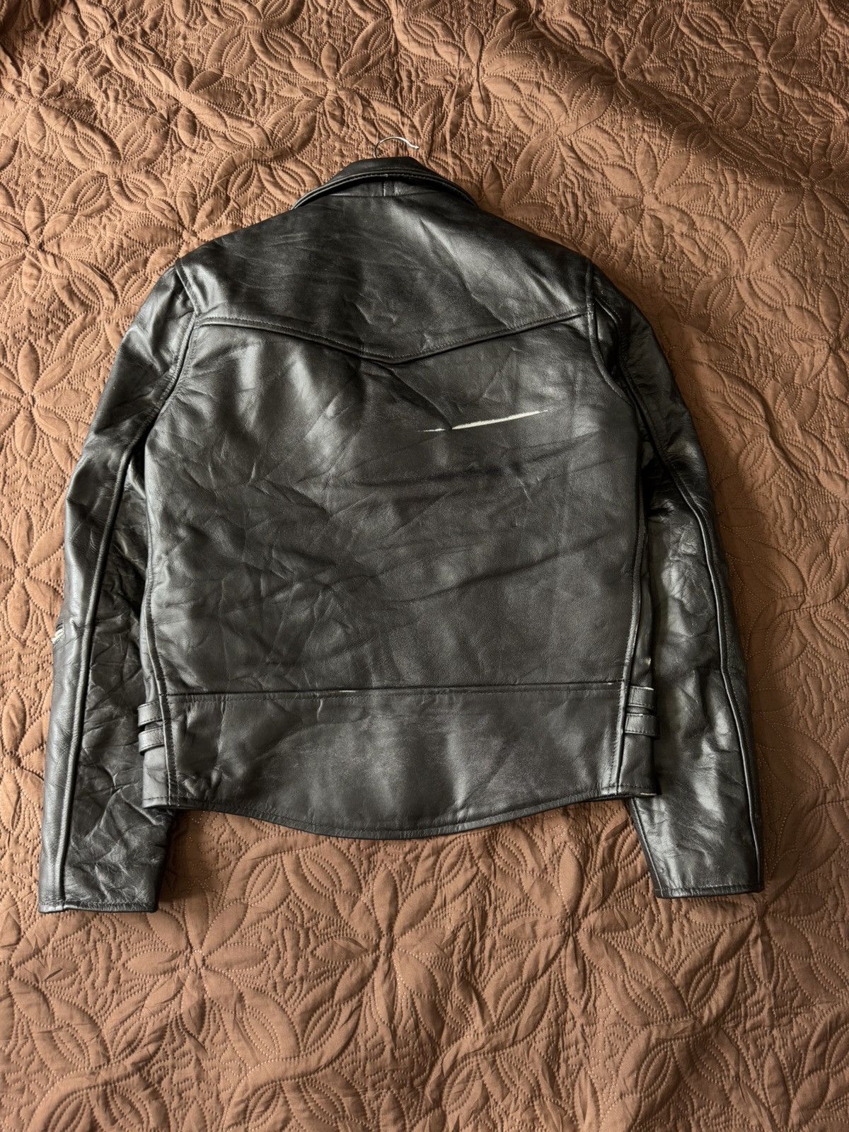 If Six Was Nine HORN WORK TYPE DOUBLE RIDERS JACKET BLACK Size US S / EU 44-46 / 1 - 2 Thumbnail