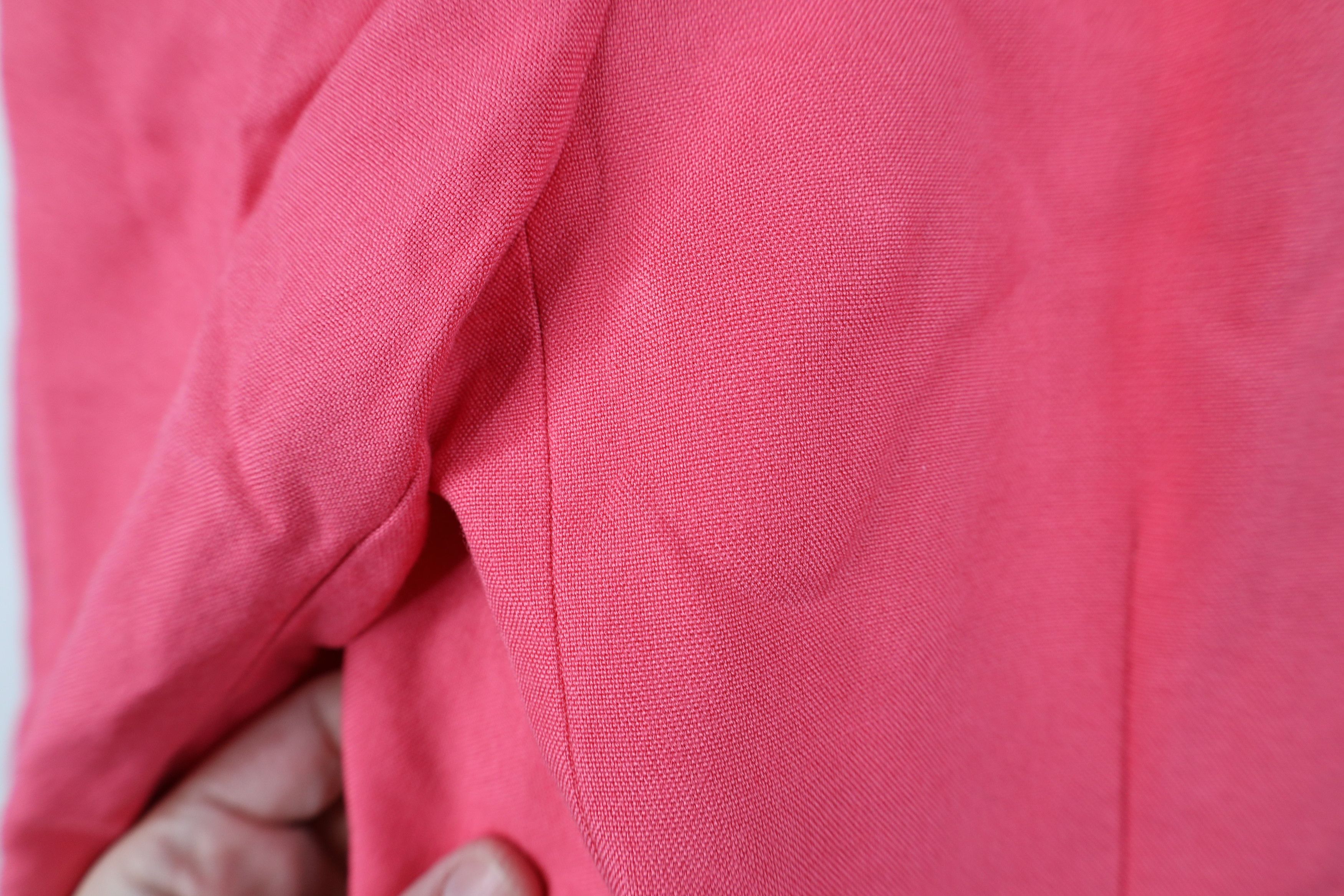 Vintage Vintage 80s 90s Streetwear Wool Blazer Suit Jacket Pink USA Size XXL / US 16-18 / IT 52-54 - 7 Thumbnail