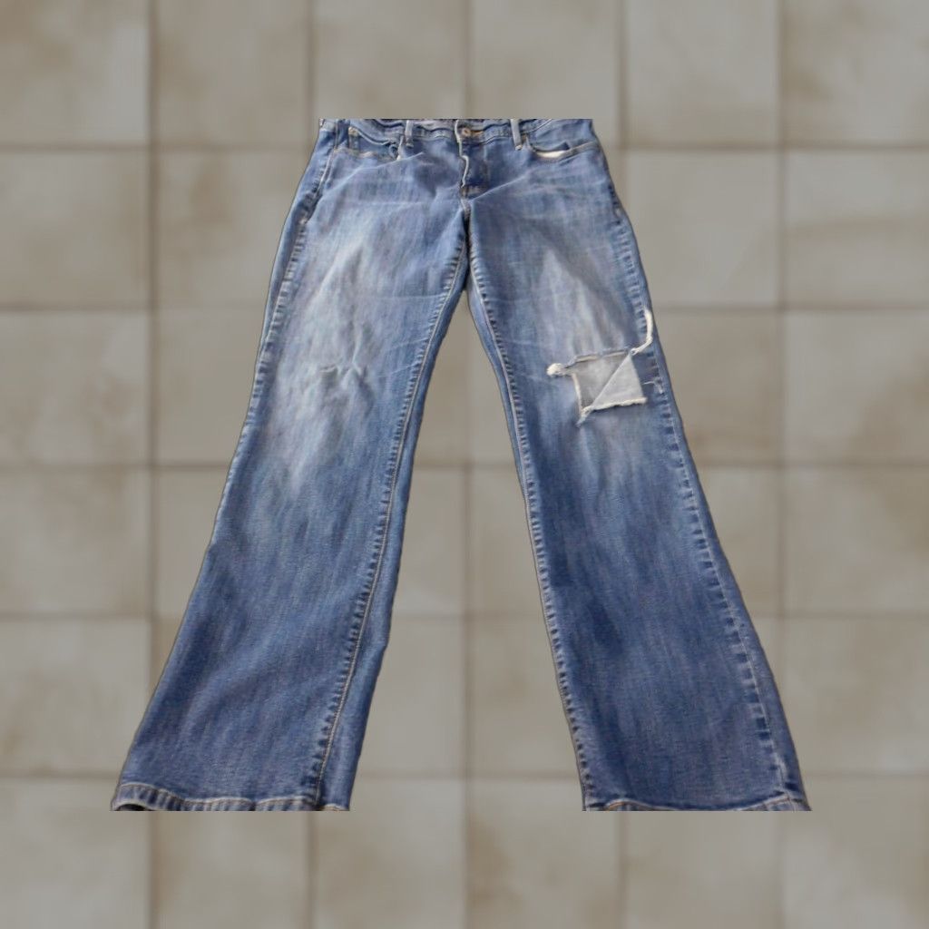 Levi's VINTAGE not used since no. Levi's 505 Jeans Womens 14 Blue Straight Distressed Denim Classic Size 24" / US 00 / IT 34 - 1 Thumbnail
