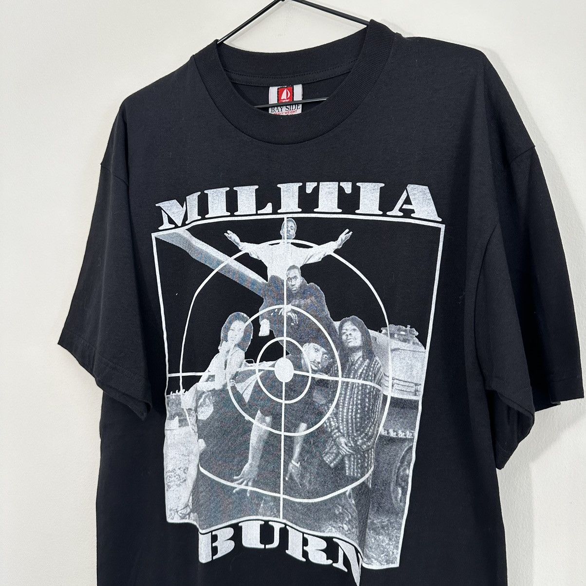 Band Tees × Rap Tees × Vintage 1998 Militia Burn Vintage Rap T-Shirt Size L Size US L / EU 52-54 / 3 - 2 Thumbnail