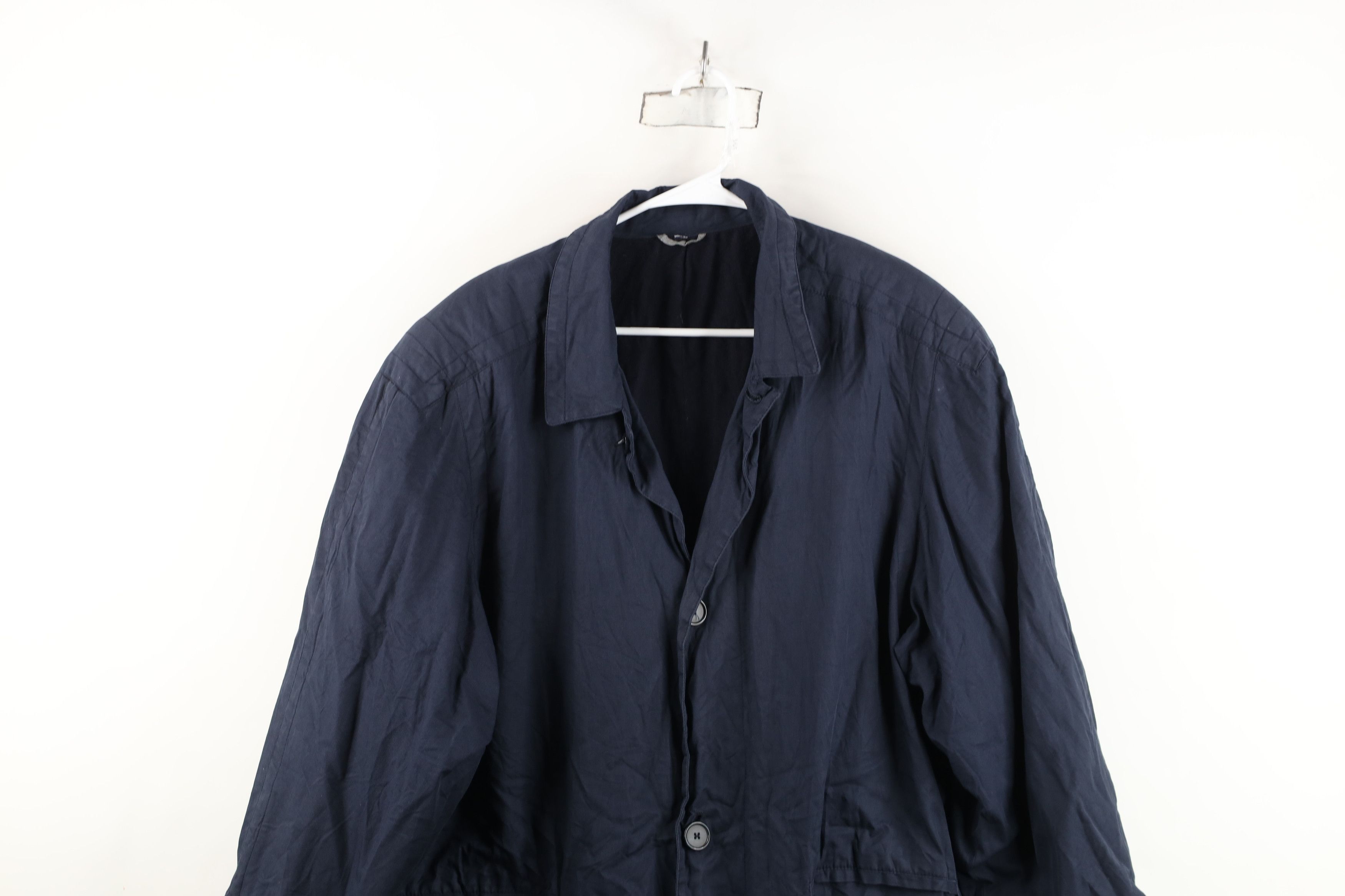 Vintage Vintage 50s 60s Streetwear Lined Rayon Gabardine Trench Coat Size US XXL / EU 58 / 5 - 2 Thumbnail