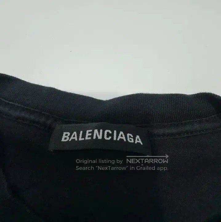 Balenciaga Balenciaga Black Short Sleeve T. Size US XS / EU 42 / 0 - 5 Thumbnail