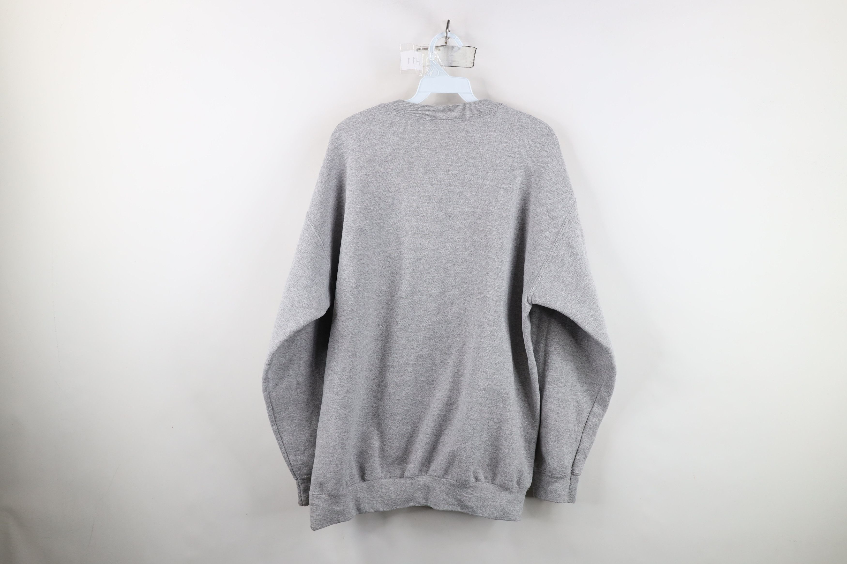 Vintage Vintage Y2K 2002 Fries University Crewneck Sweatshirt Gray Size US L / EU 52-54 / 3 - 9 Thumbnail