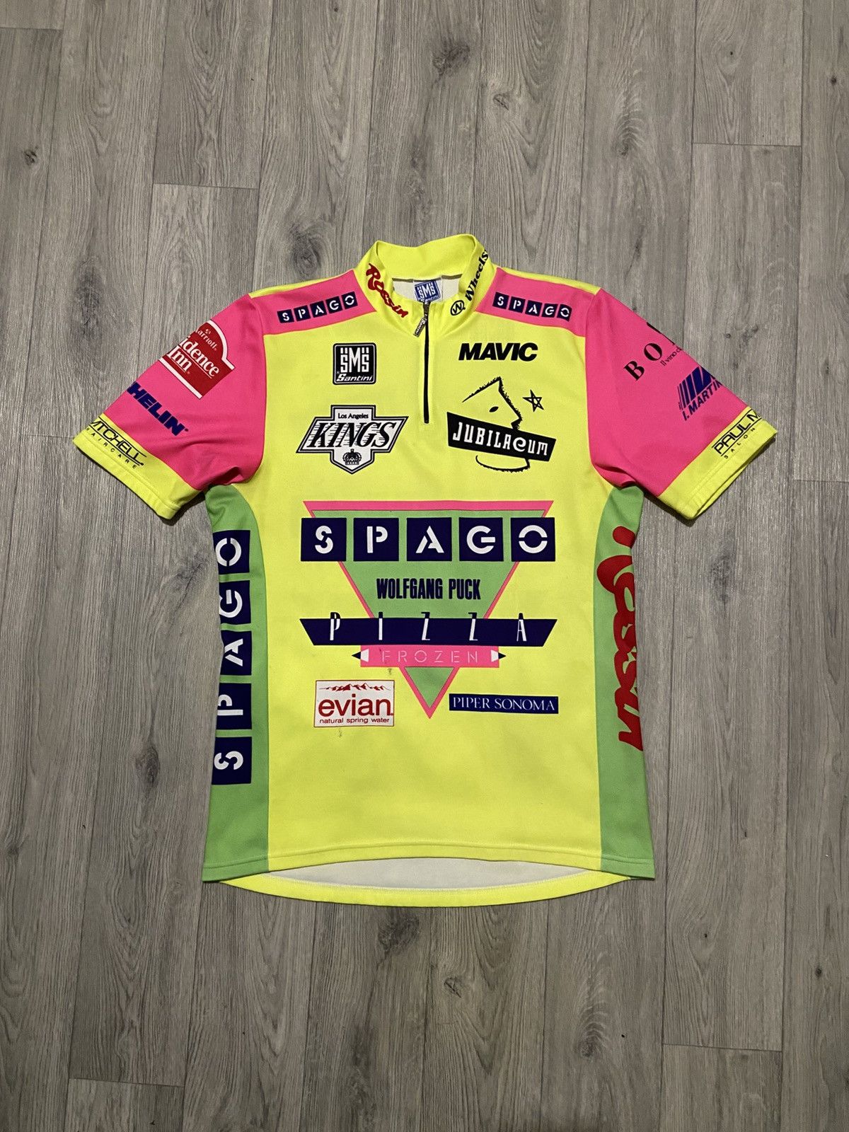 Rapha SMS Santini LS Velo Cycling Jersey LA Kings Spago Size US L / EU 52-54 / 3 - 1 Thumbnail