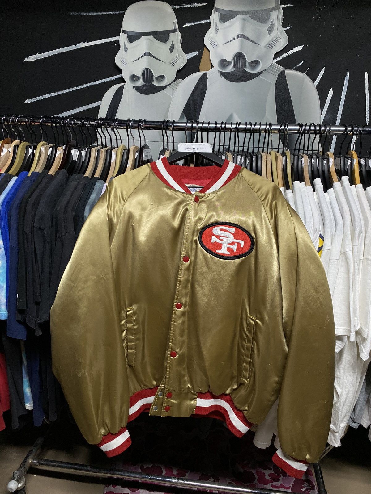 Vintage San Francisco 49ers Swingster Bomber store Satin Jacket