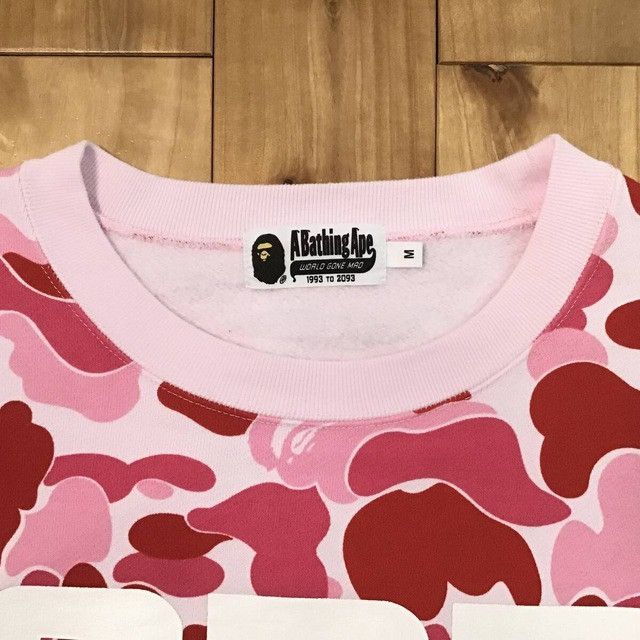 Bape BAPE ASNKA logo sweat shirt ABC camo pink a bathing ape Size US M / EU 48-50 / 2 - 4 Thumbnail