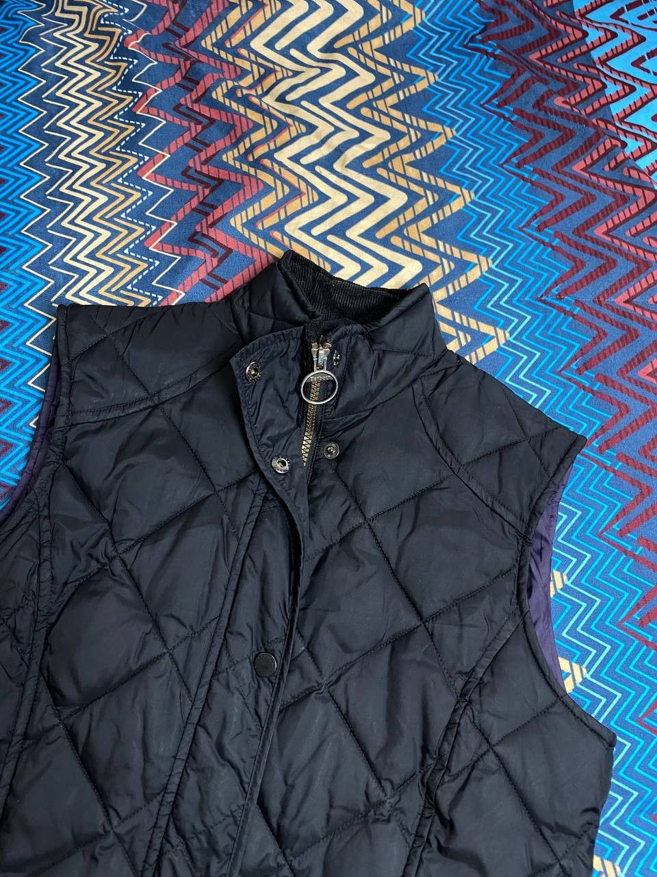 Barbour × Vintage Vintage Barbour Y2K Vest Casual Streetwear 90s Style Size M / US 6-8 / IT 42-44 - 14 Thumbnail