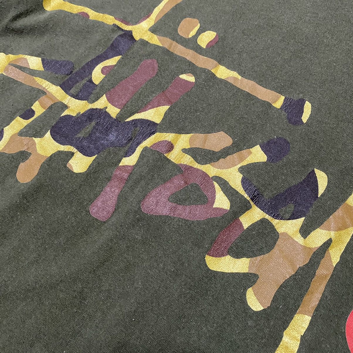 Stussy × Vintage VINTAGE STUSSY SIGN CAMO T SHIRT Size US M / EU 48-50 / 2 - 9 Thumbnail