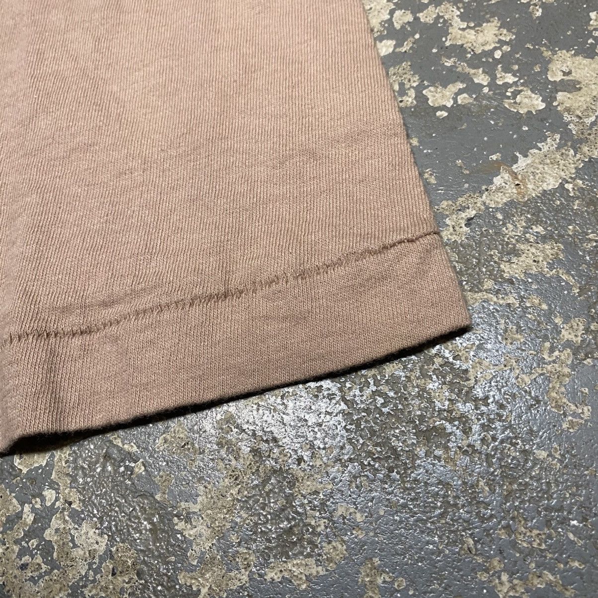Unsound Rags × Vintage True Vintage Tan USA Blank Pocket Long Sleeve Tshirt Size US M / EU 48-50 / 2 - 13 Thumbnail