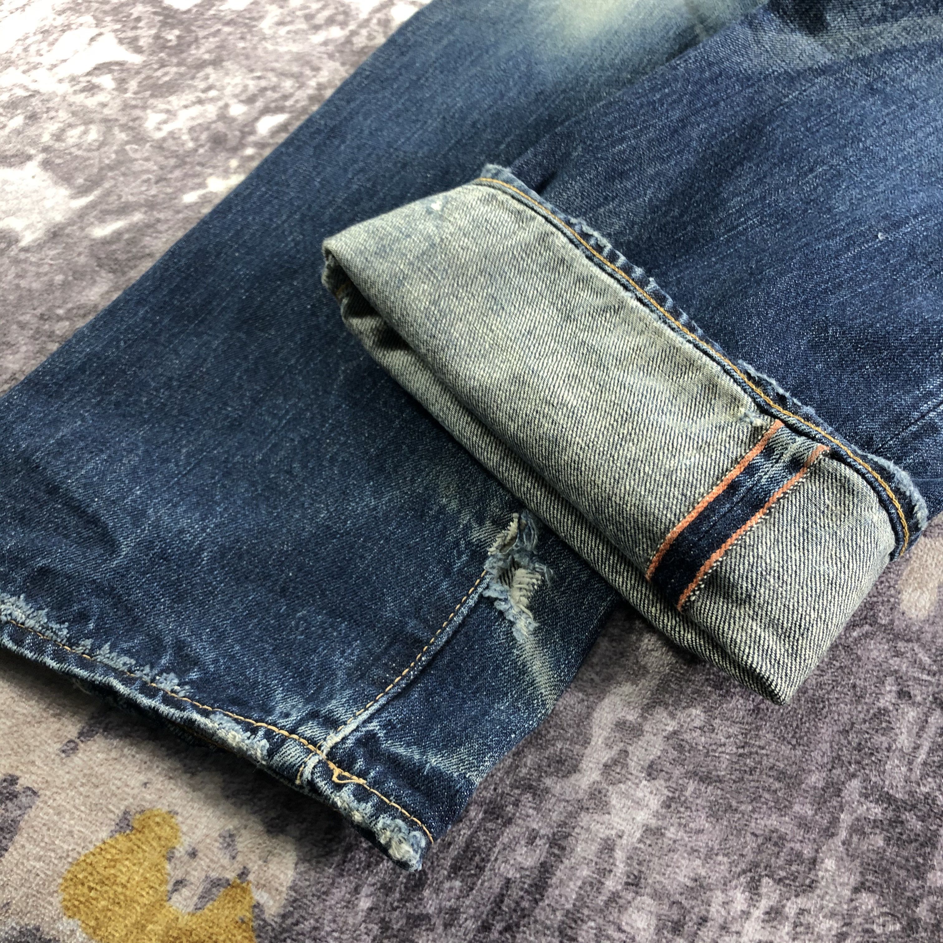 Japanese Brand Vintage Omnigod Redline Jeans-JM3507 Size US 33 - 6 Thumbnail