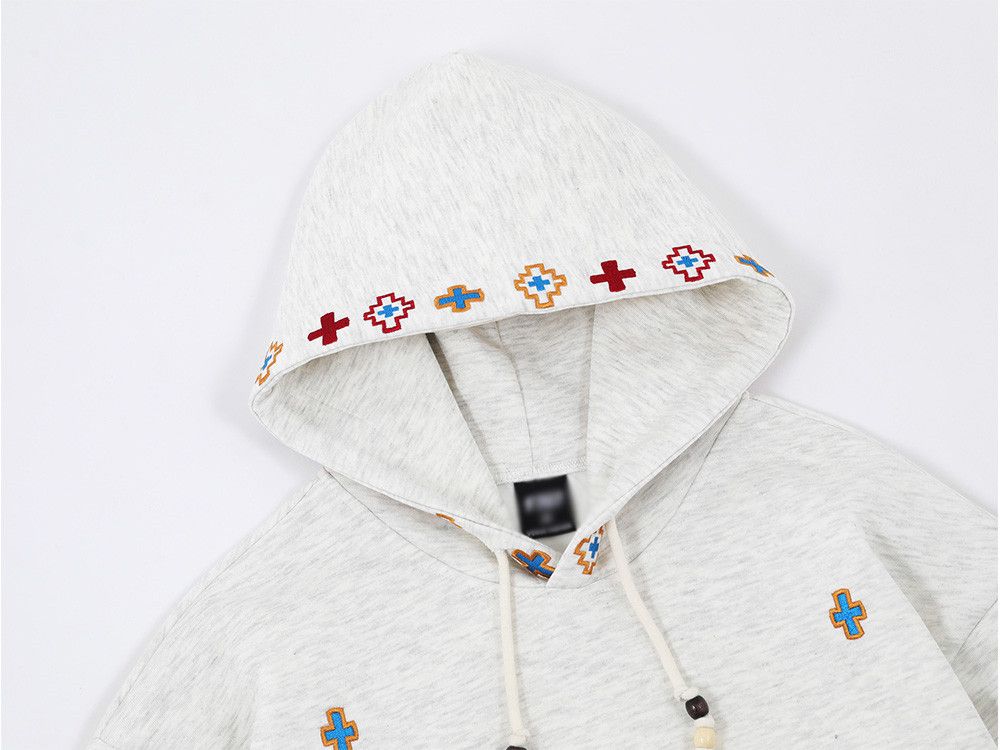 Vintage Men's hip-hop trendy casual loose letter embroidered hoodie Size US M / EU 48-50 / 2 - 3 Thumbnail