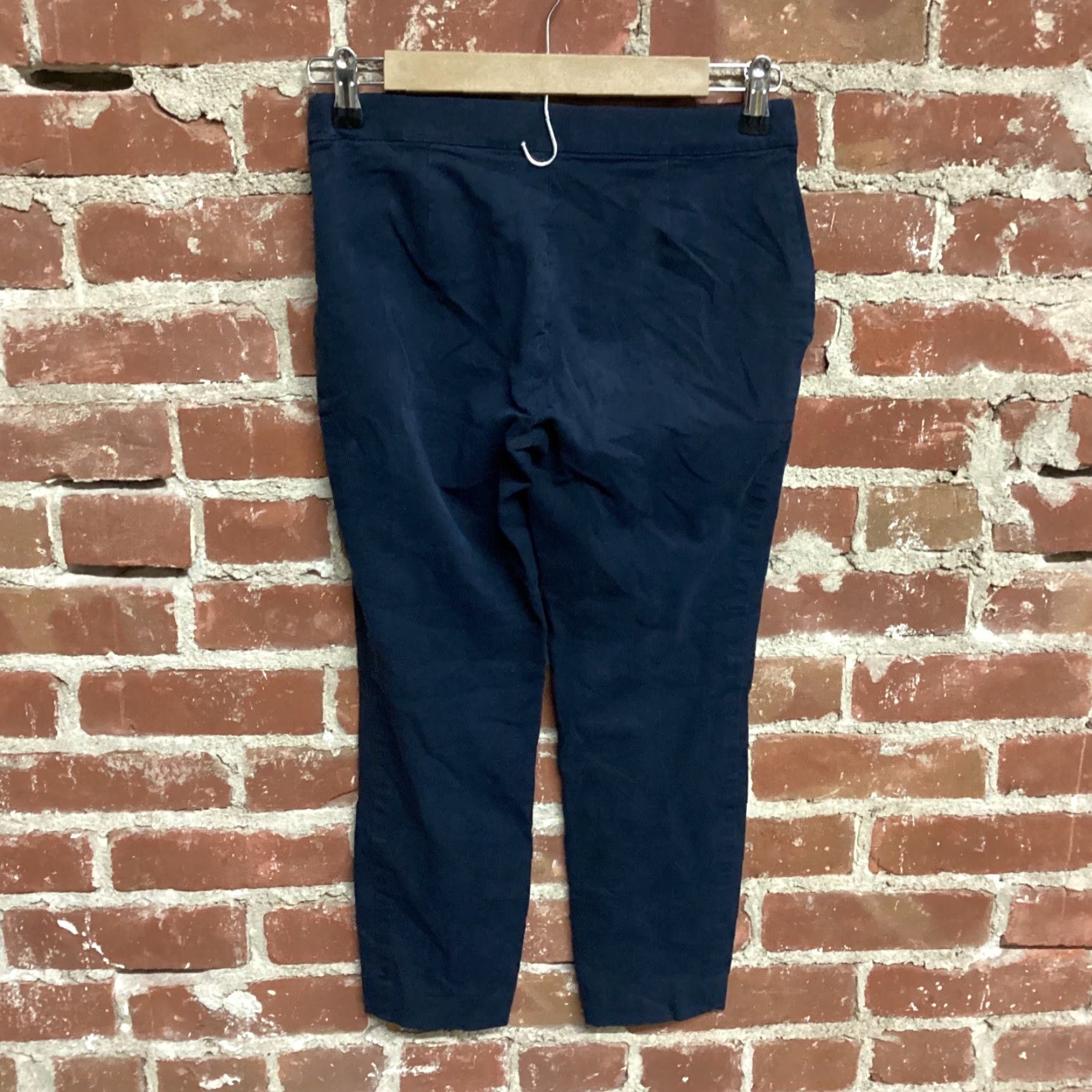 Theory Theory Womens Stretch Pants Blue Size 0 Casual Business Ankle 22in Inseam Womens Styles Size 25" / US 0 / IT 36 - 2 Thumbnail