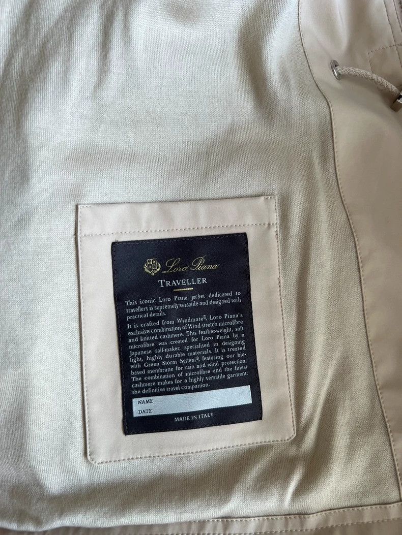 Loro Piana LORO PIANA The Traveler's Sand-Gray Jacket Size M / US 6-8 / IT 42-44 - 3 Thumbnail