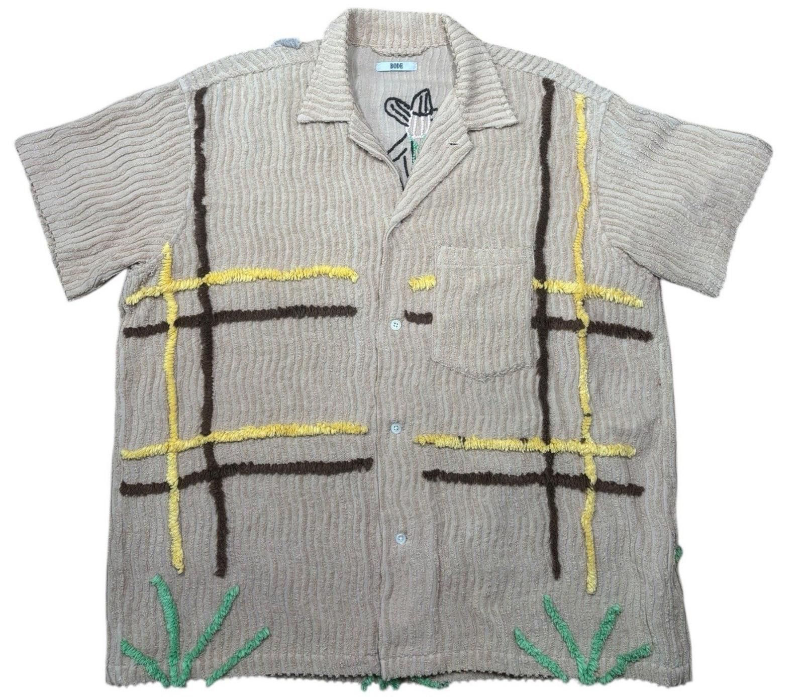 Bode Bode Cowboy Chenille Shirt (OOAK) Size M/L Size US M / EU 48-50 / 2 - 1 Thumbnail