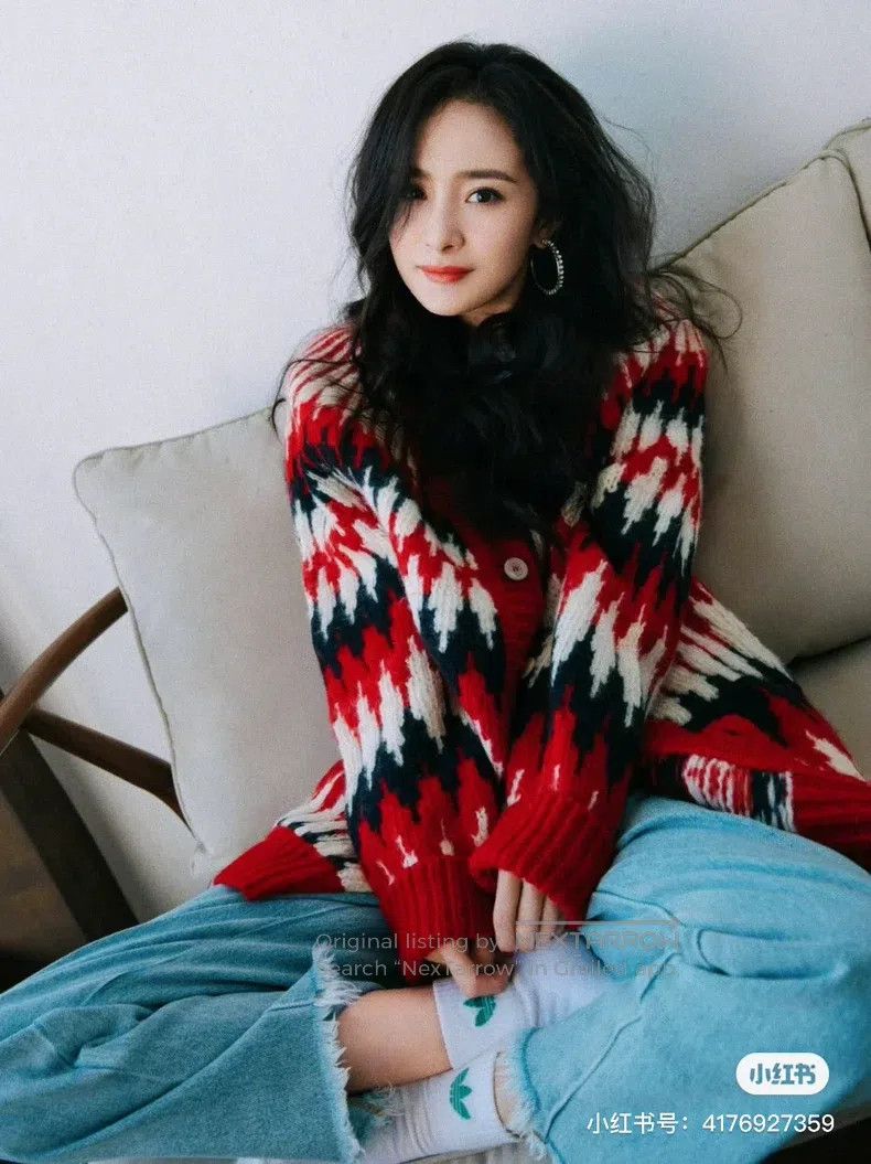 Gucci Gucci Red printed wool cardigan coat Size M / US 6-8 / IT 42-44 - 9 Thumbnail