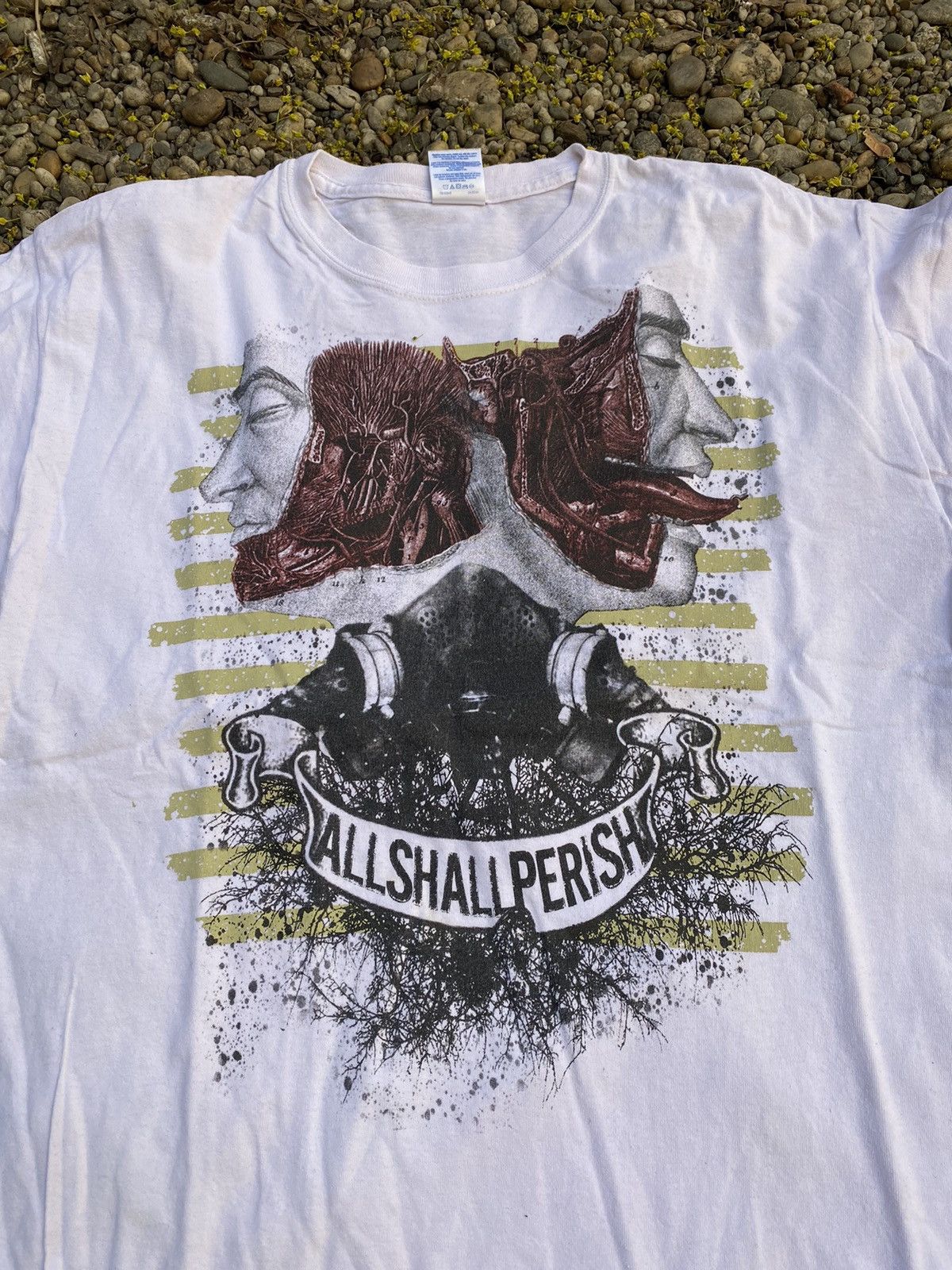 Band Tees × Vintage All Shall Perish Rock 00s Promo T-Shirt Size US L / EU 52-54 / 3 - 2 Thumbnail