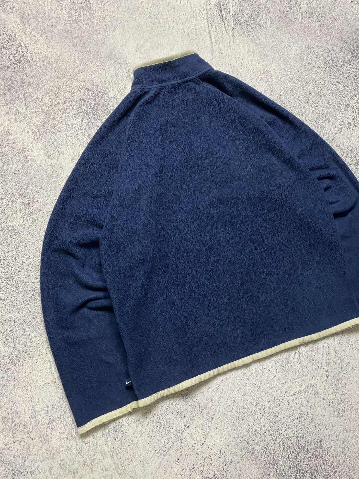 Nike × Vintage Vintage Nike Center Logo Fleece 1/4 Zip Jacket Size US S / EU 44-46 / 1 - 17 Thumbnail