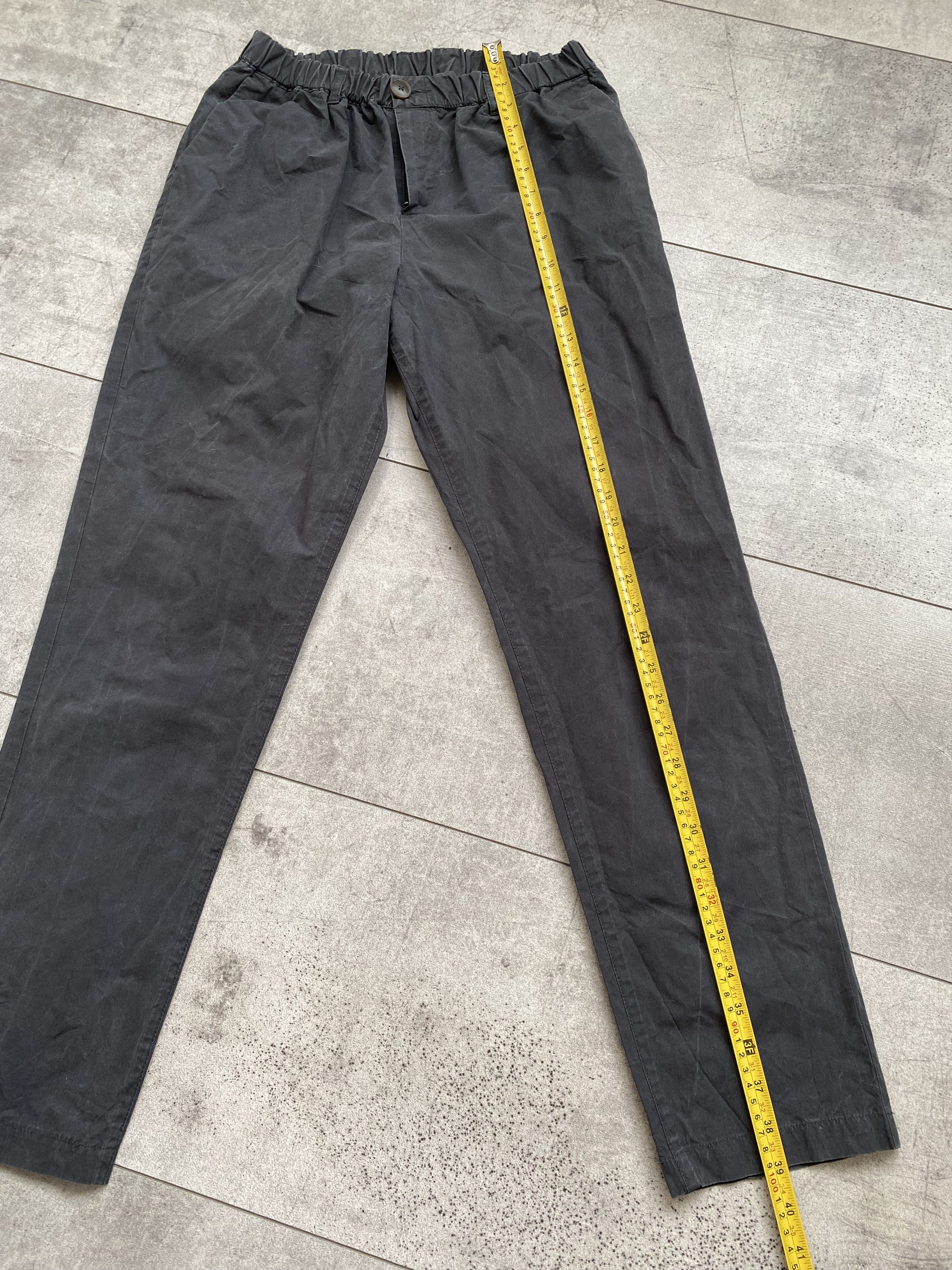 A Kind Of Guise A Kind of Guise Elasticated Wide Trousers in Seersucker Size US 30 / EU 46 - 12 Thumbnail