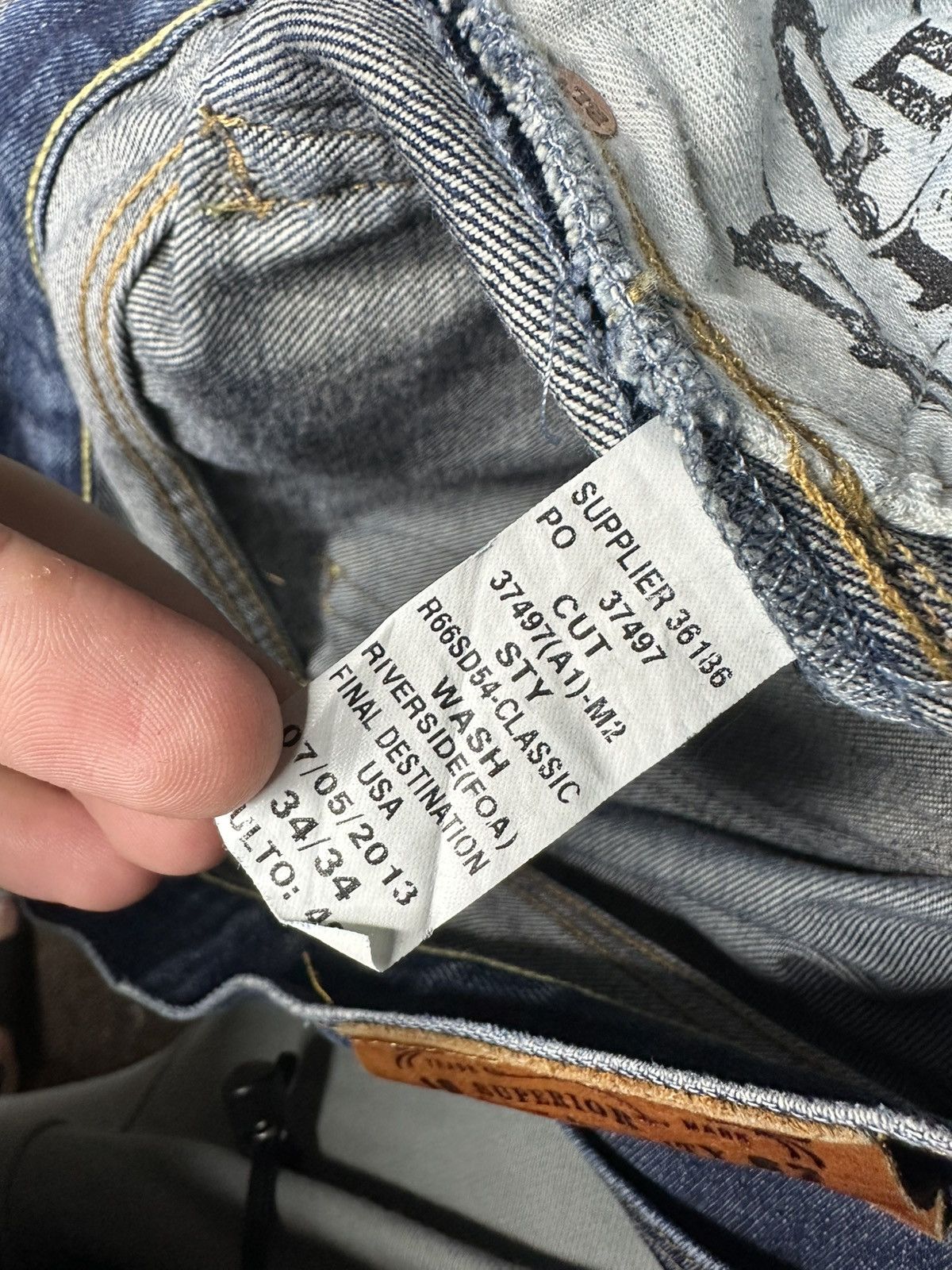 Polo Ralph Lauren Polo Ralph Lauren Classic Denim Jeans Blue Men's 34x34 Size US 34 / EU 50 - 10 Thumbnail