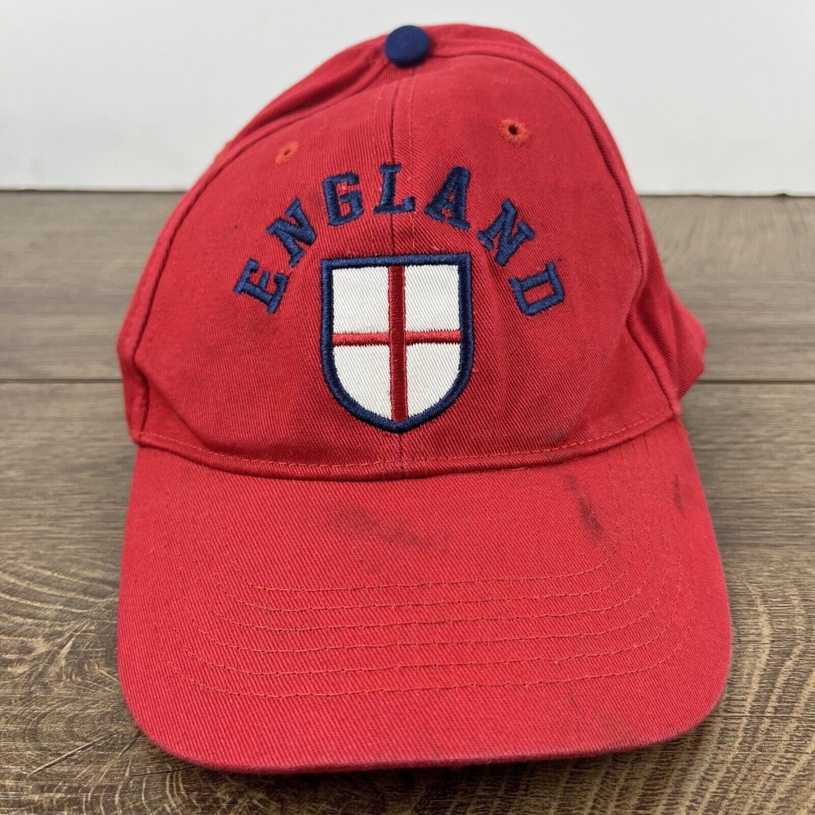 Other England Hat England Baseball Hat Red Adjustable Hat Red Adul Size ONE SIZE - 4 Thumbnail